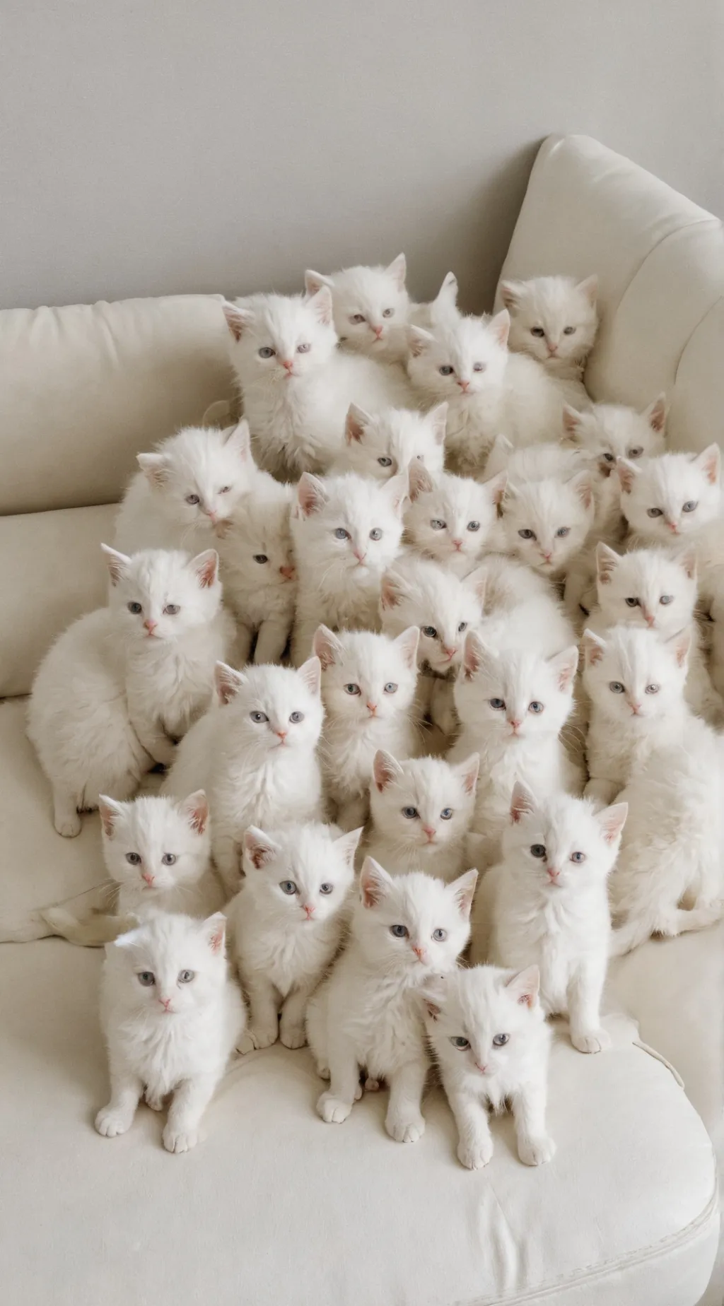 ai character: Adorable kittens background