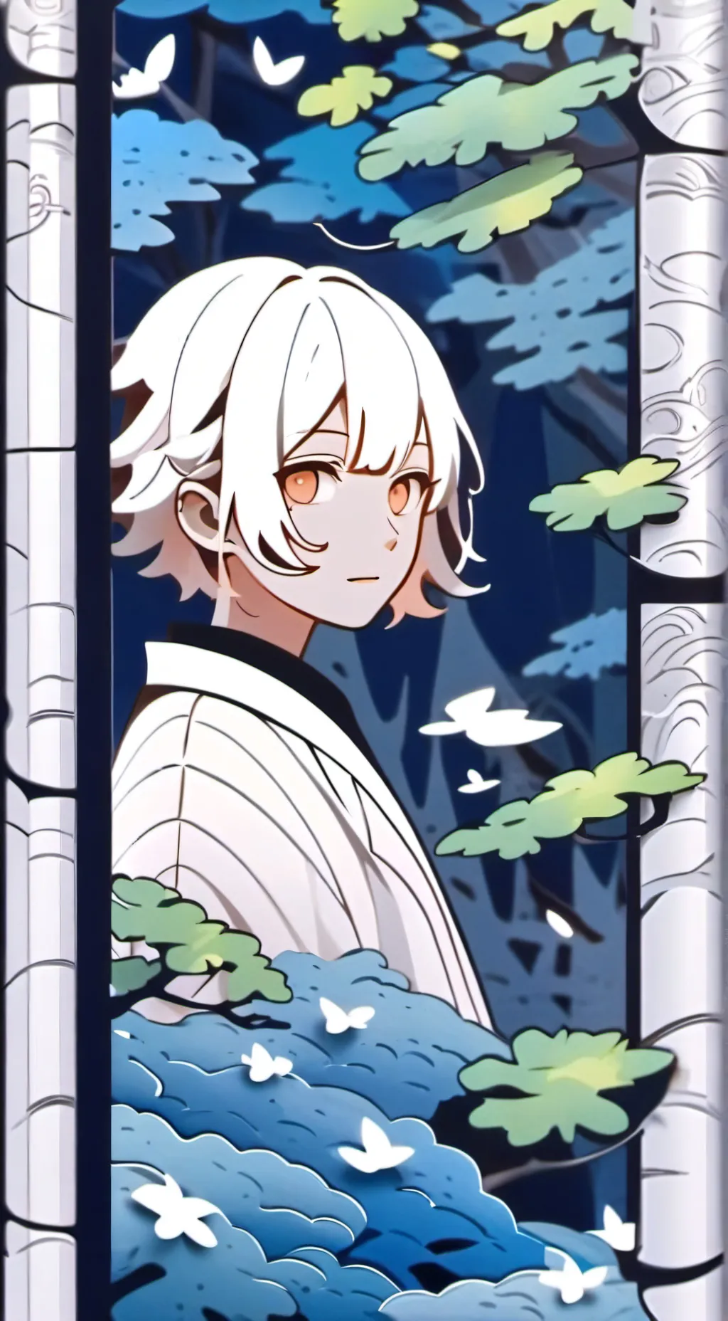 ai character: cute background