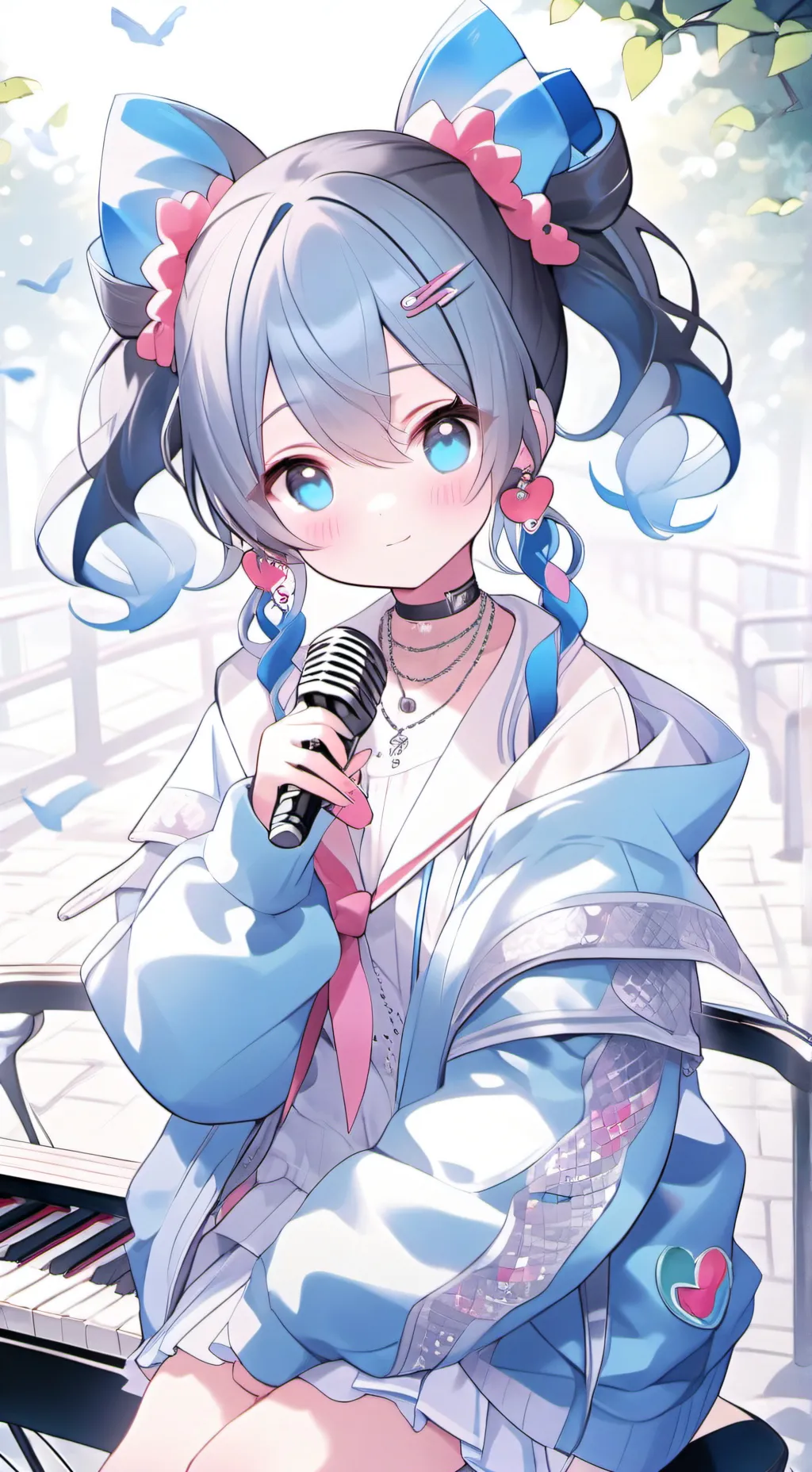 ai character: Luna  background