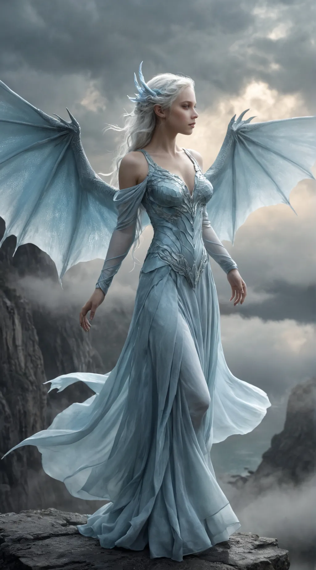 ai character: Aeloria Stormrune background