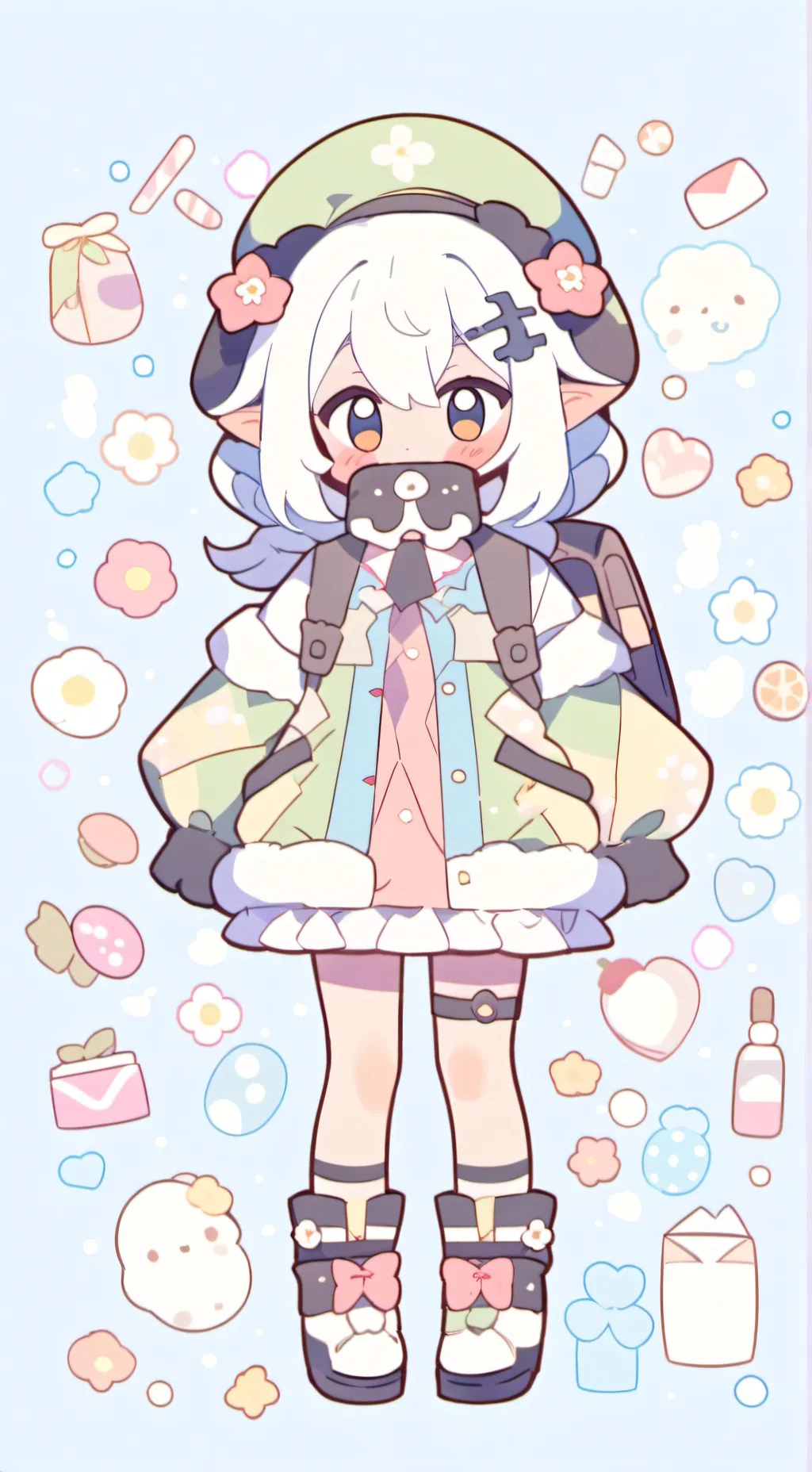 ai character: dandys world! background