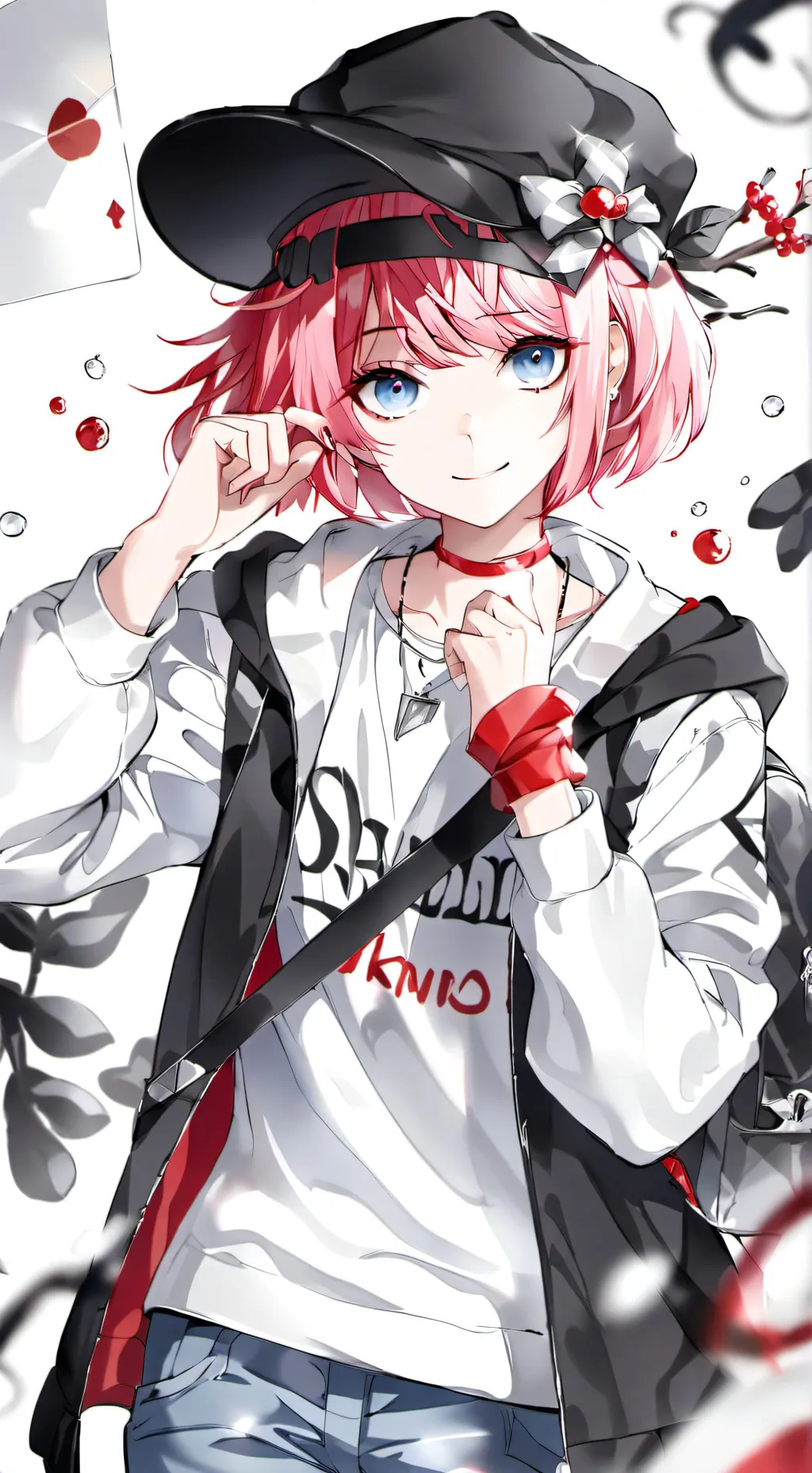 ai character: Rose background