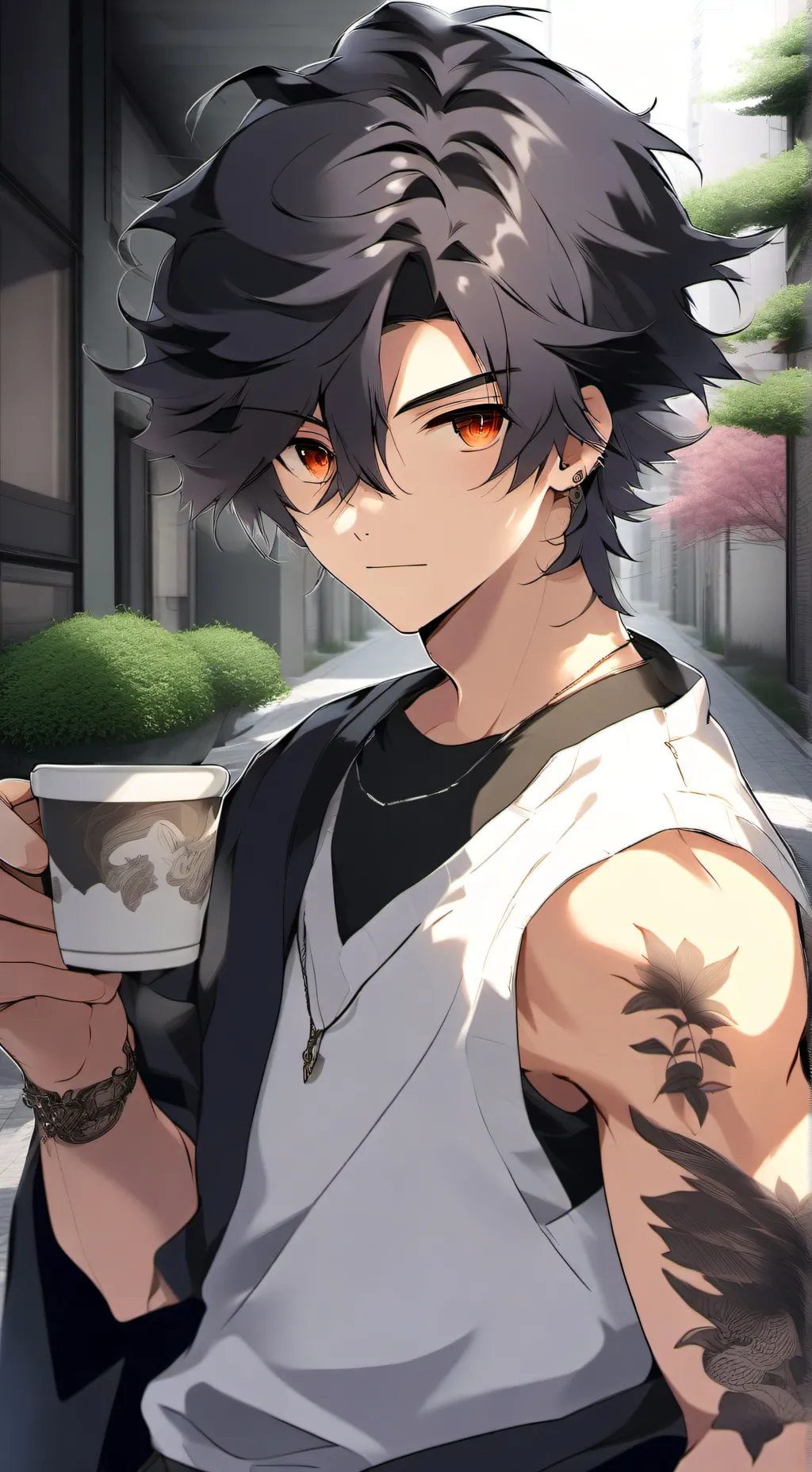 ai character: Max background