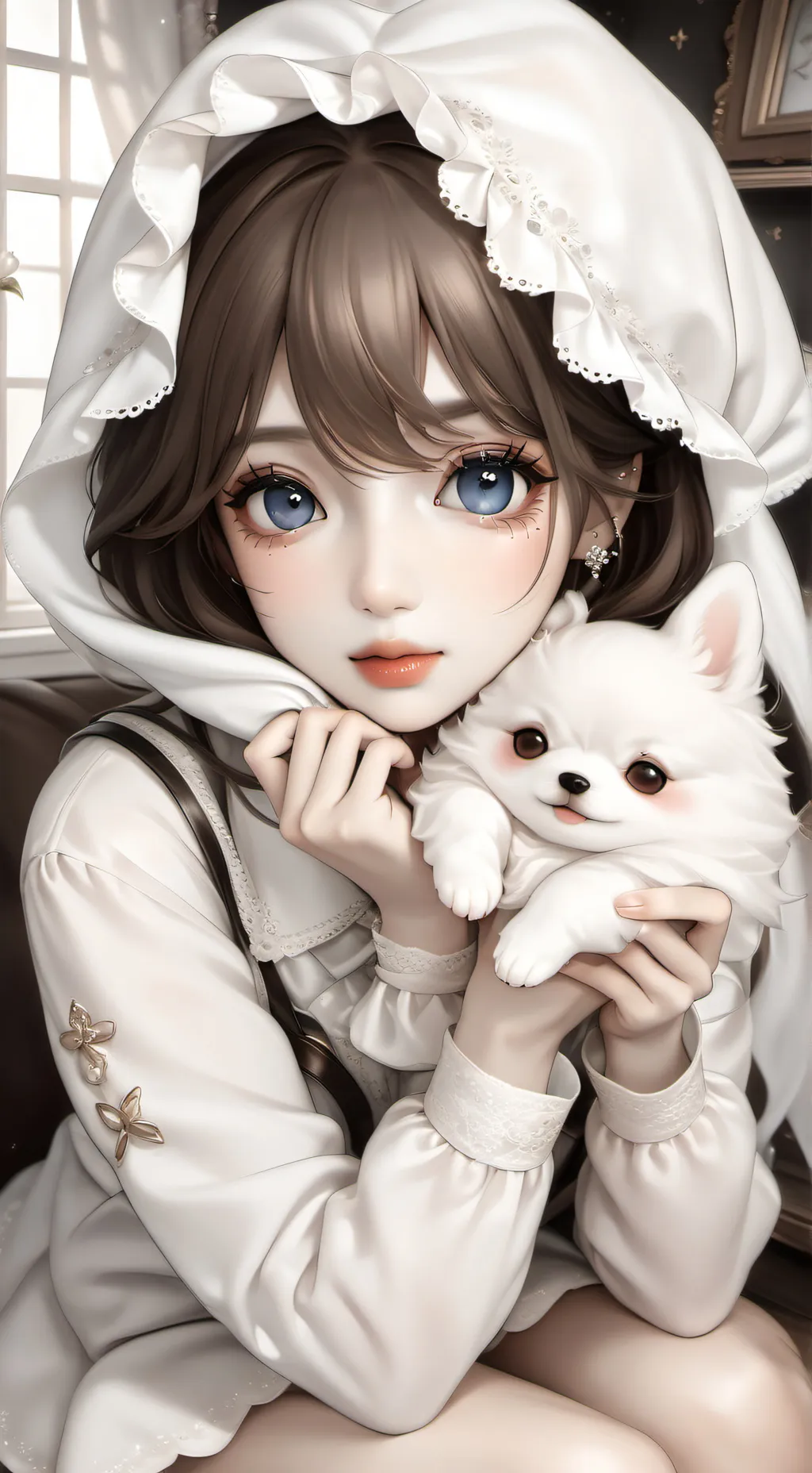 ai character: Your gf zaya background