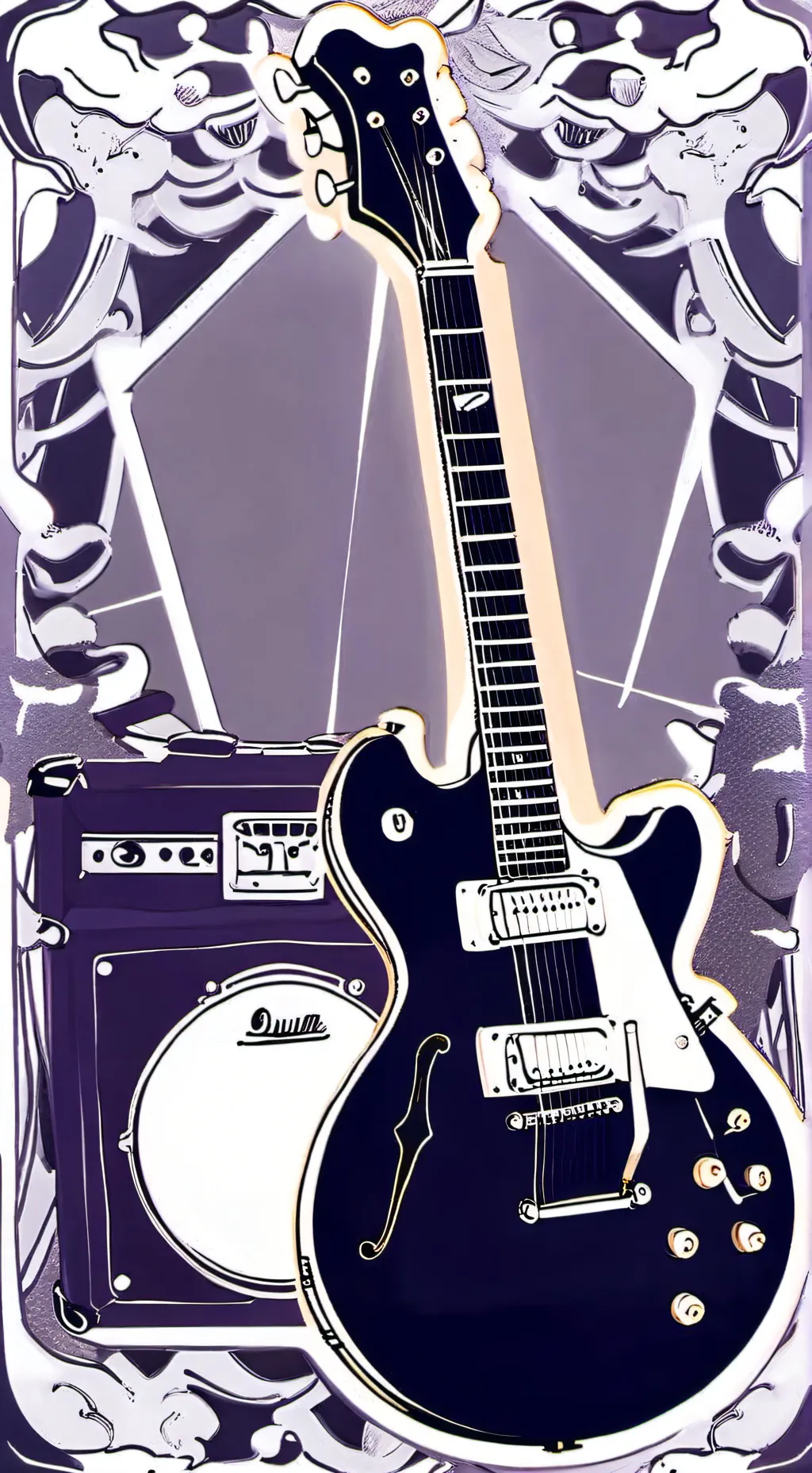 ai character: Metal & Rock bands background