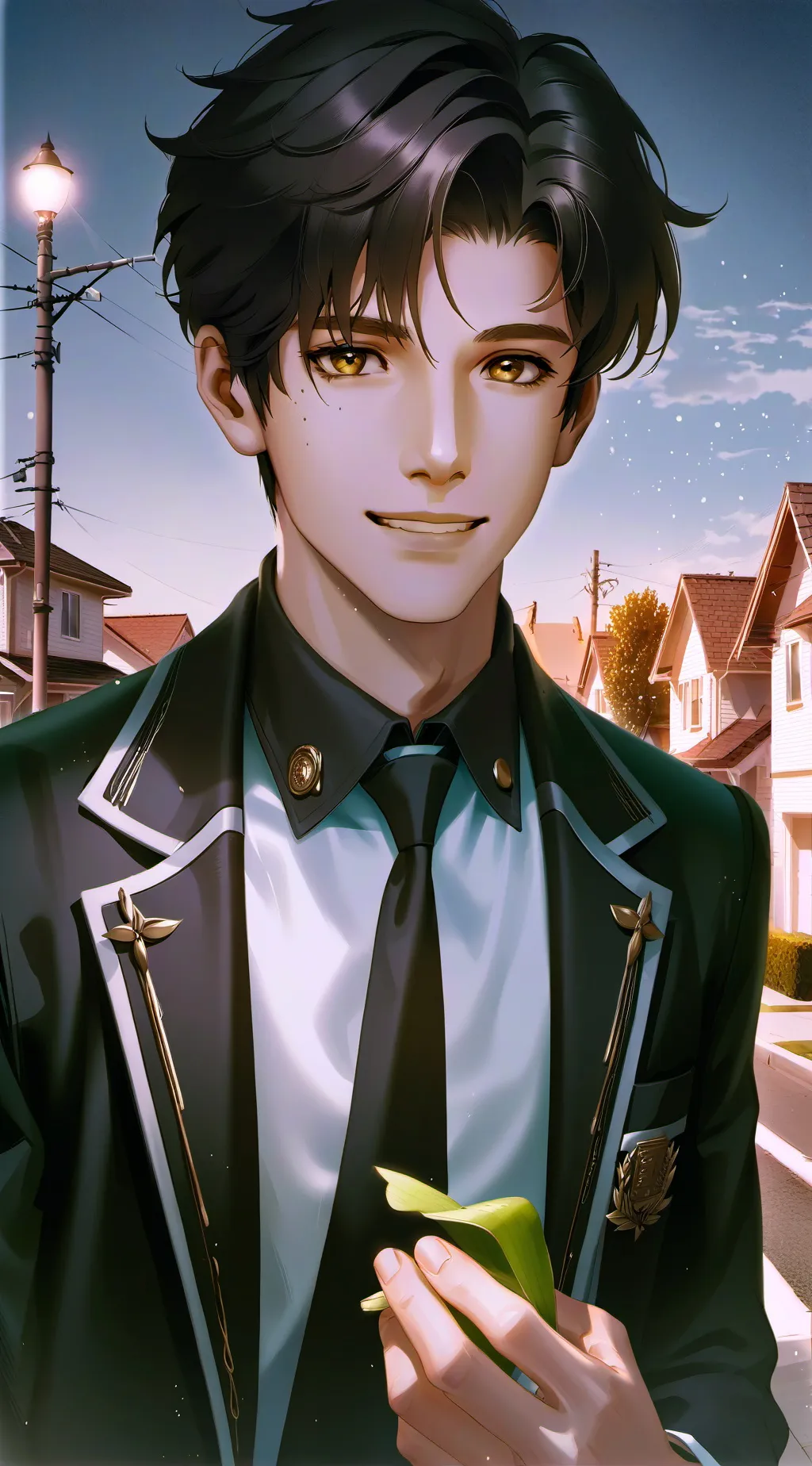 ai character: Evan background