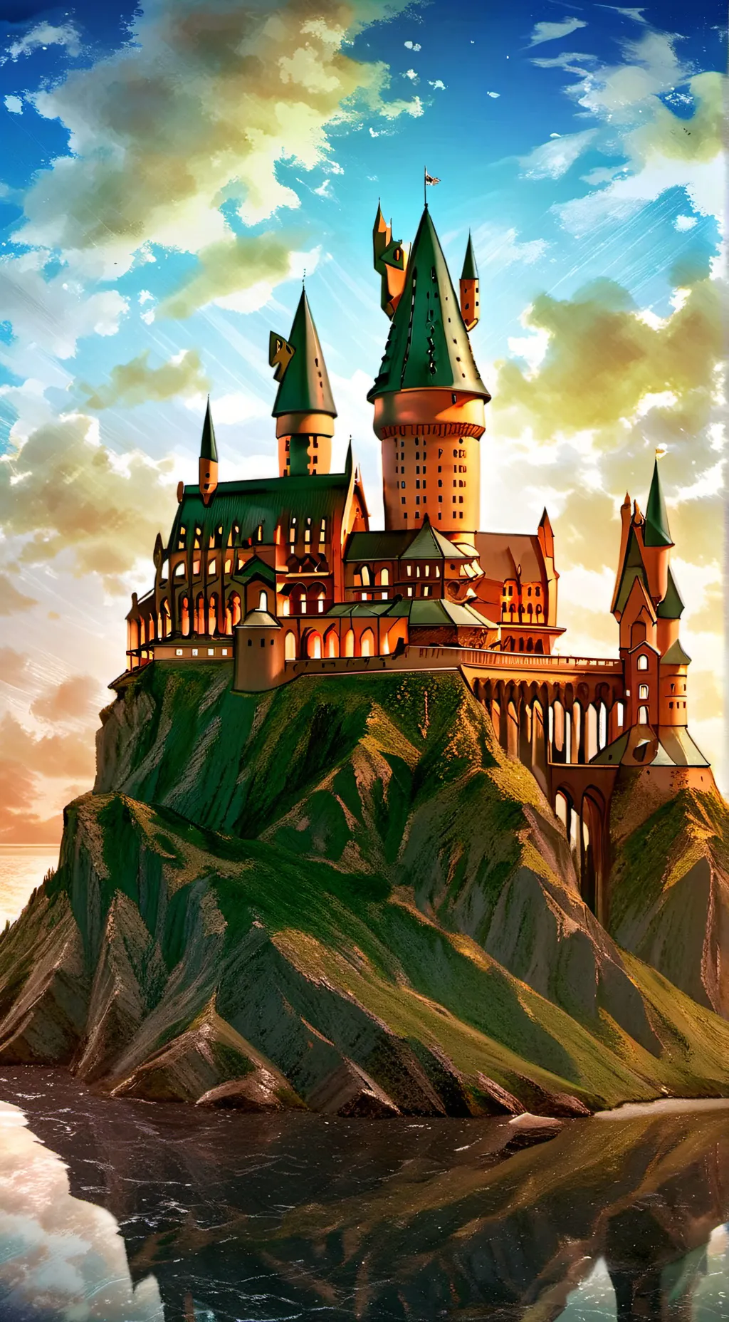 ai character: Hogwarts&Y/N Black background