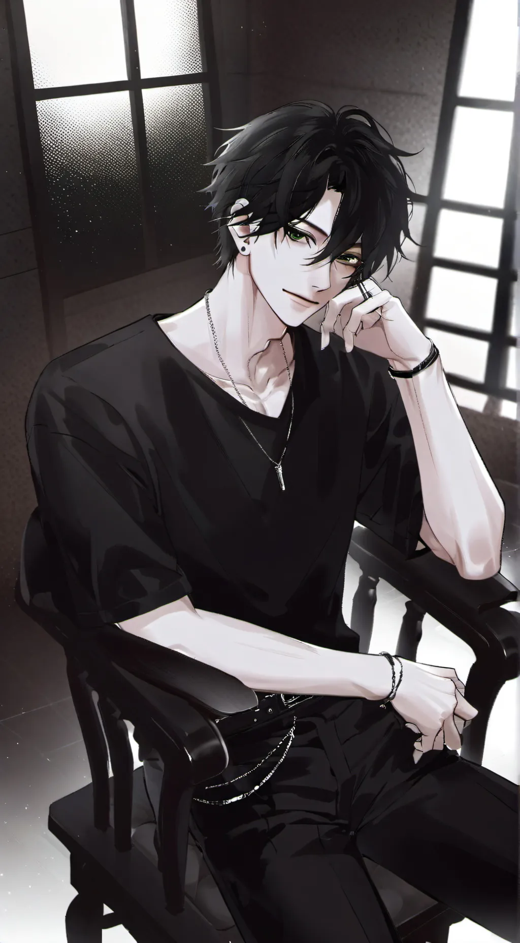 ai character: Ash background