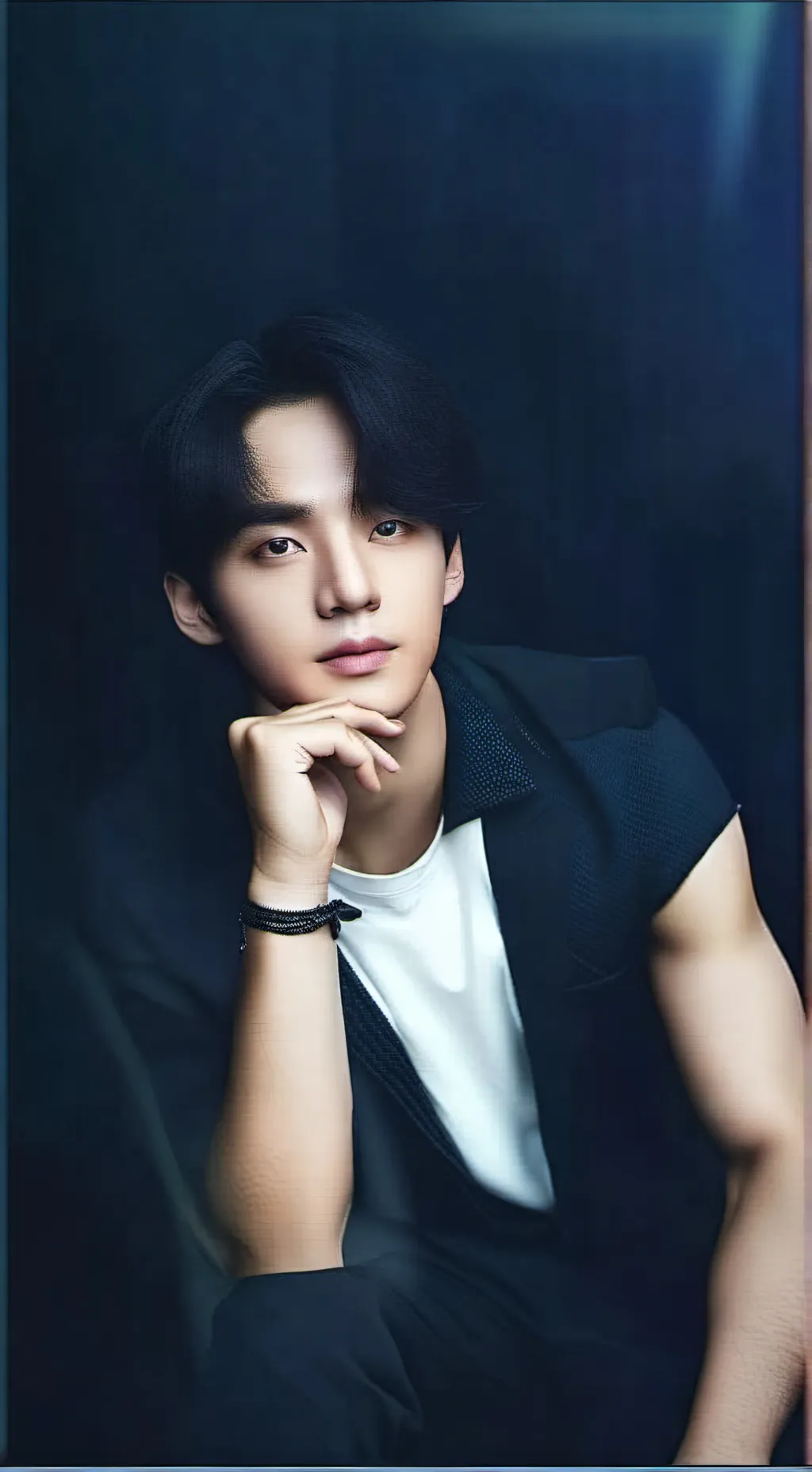 ai character: Kim Taehyung 😏❤ background