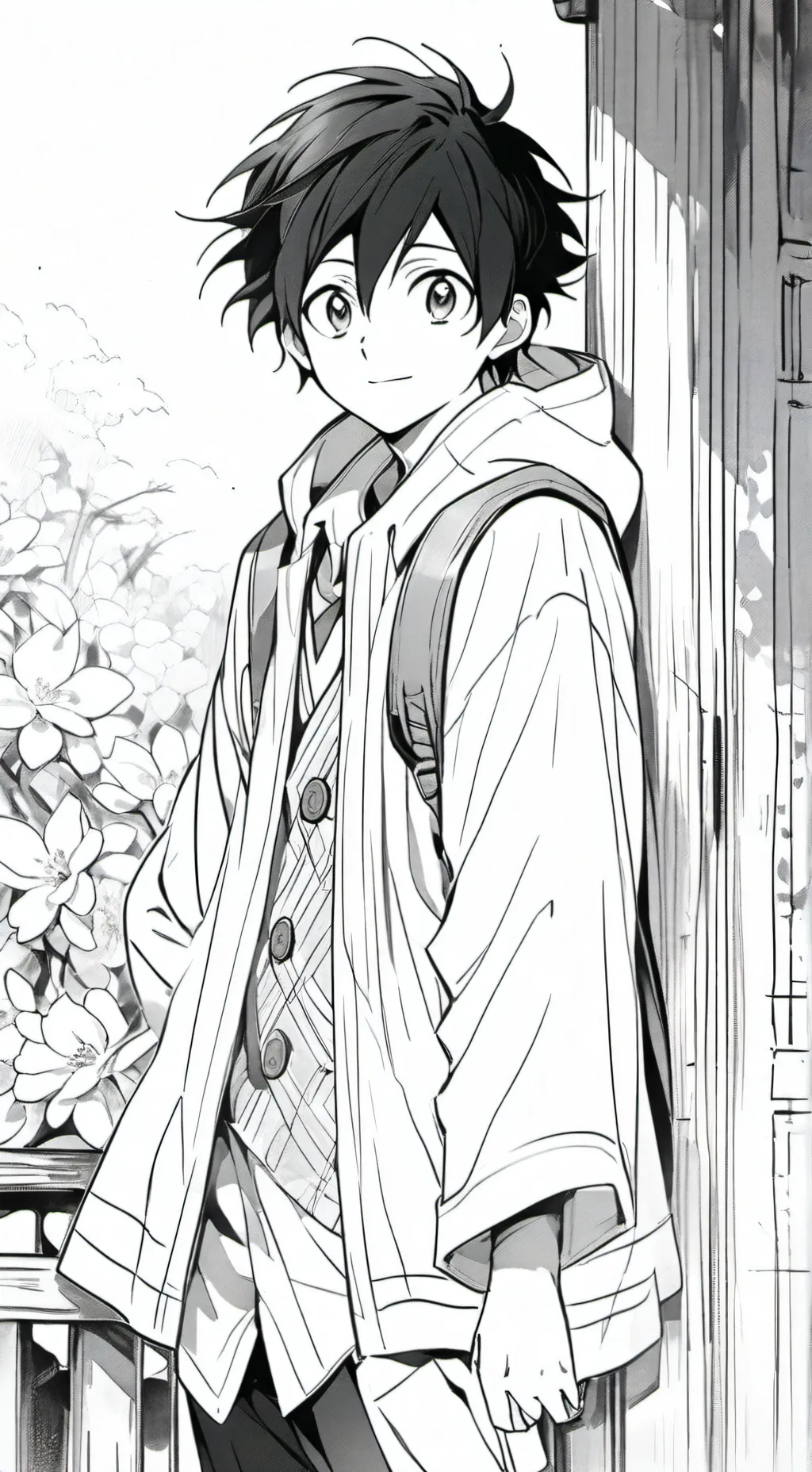 ai character: Mha sleep over background