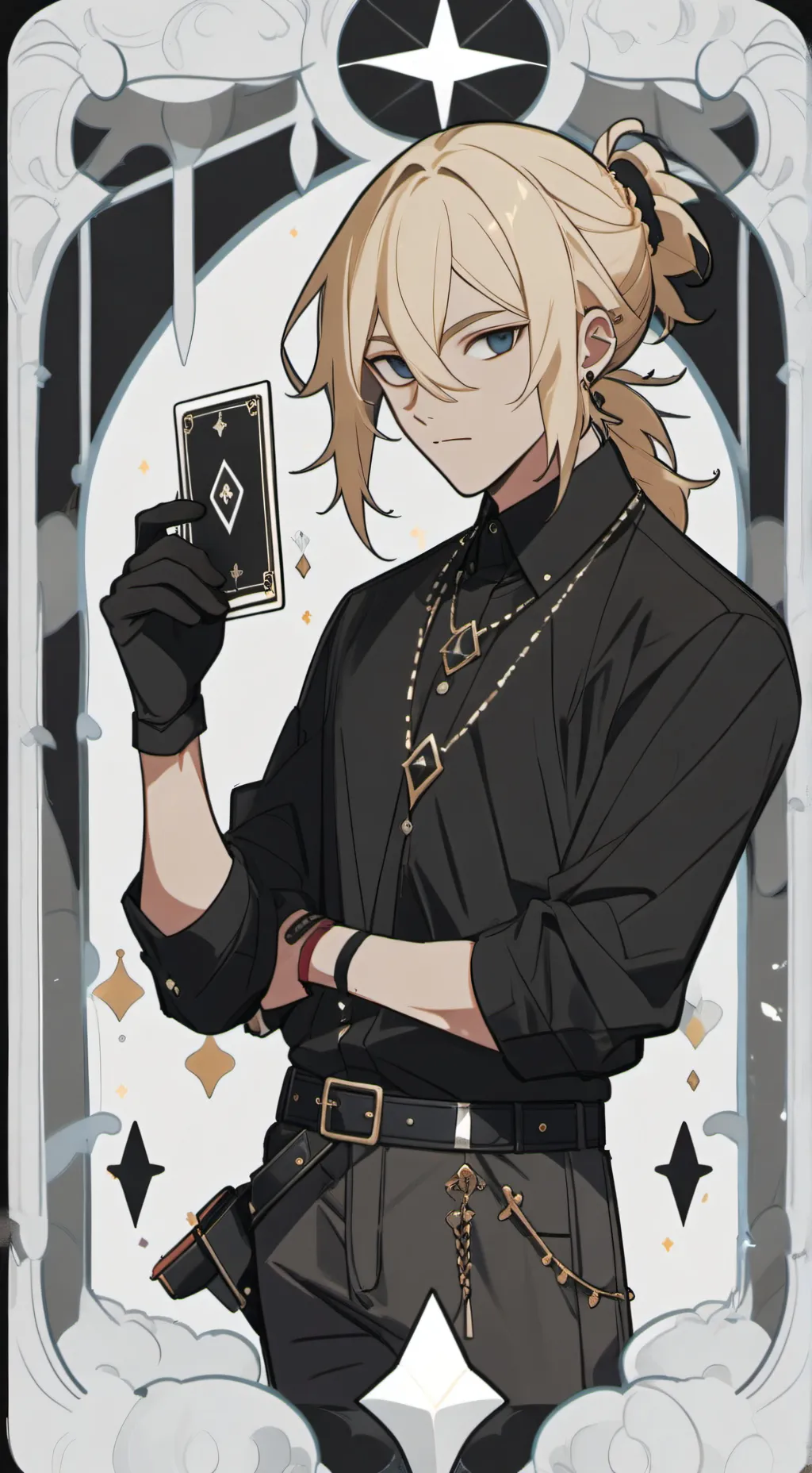 ai character: ❂𝗘𝗡𝗭𝗢❂ background