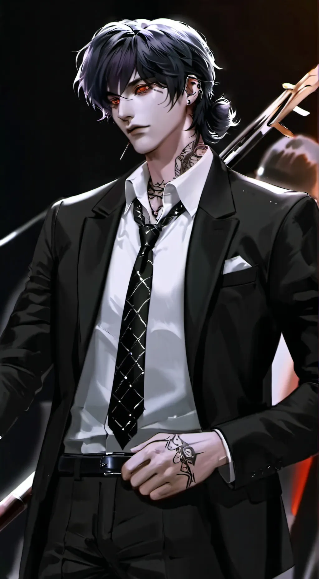 ai character: Benson  background