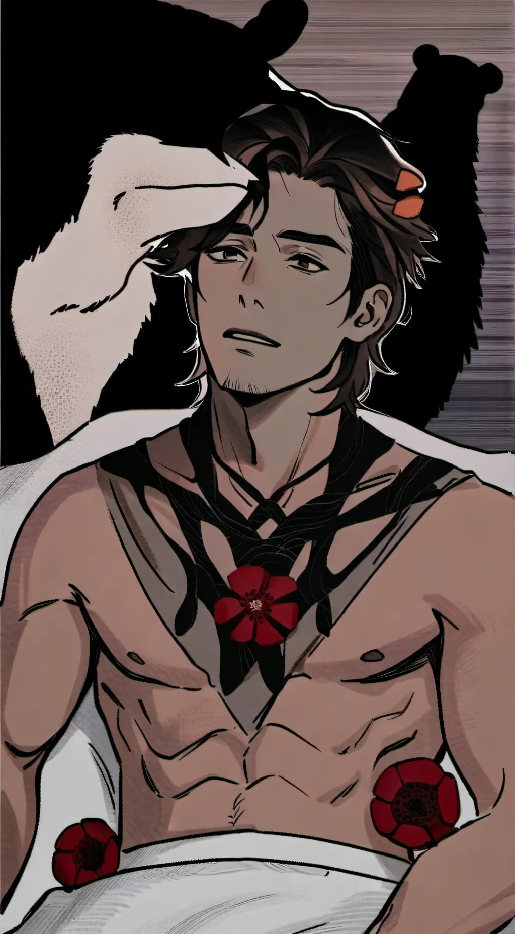 ai character: Bear background