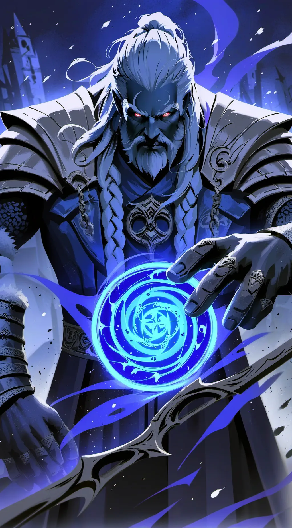 ai character: kny miedos background