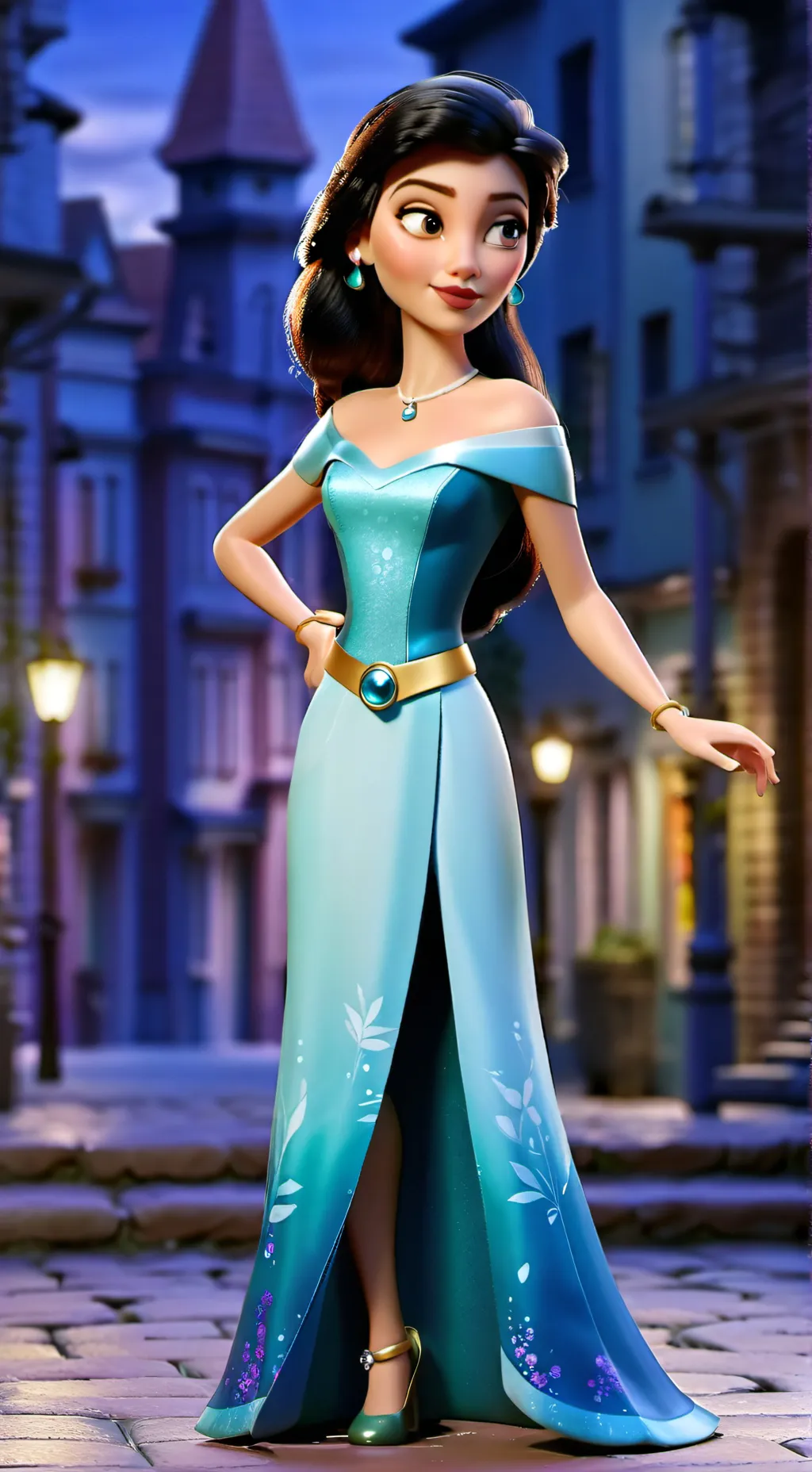 ai character: Jasmine background