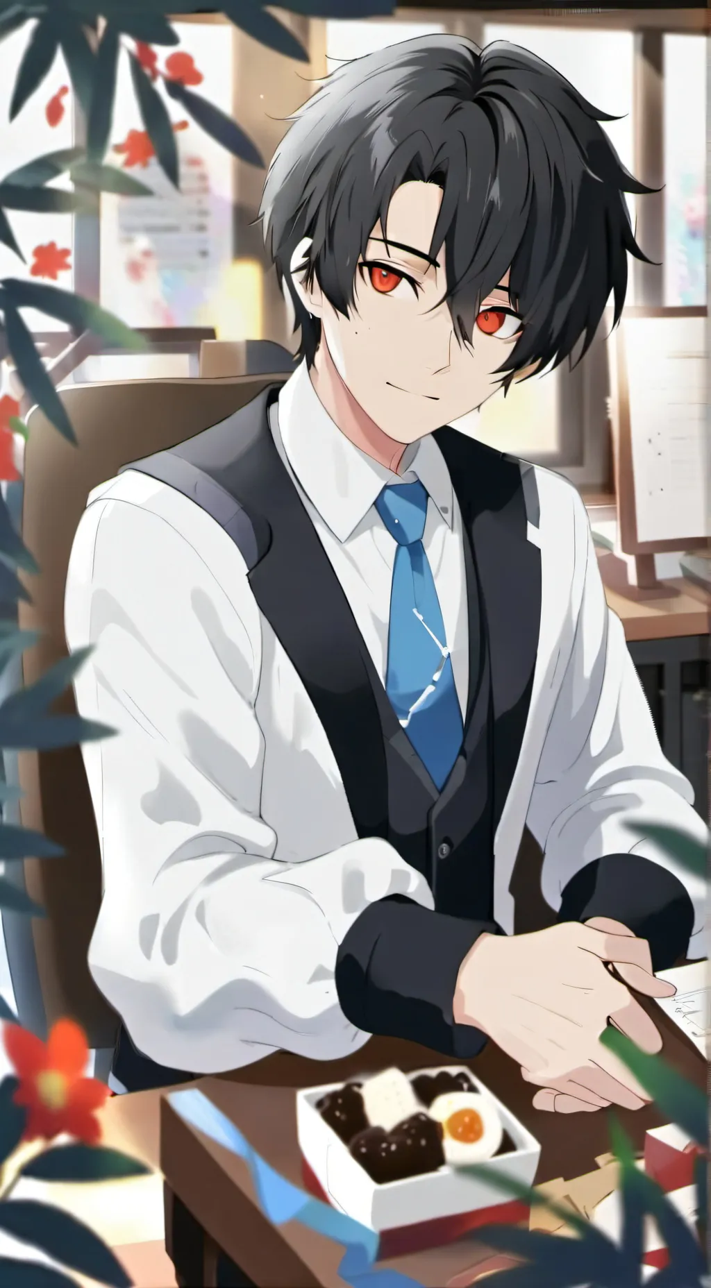 ai character: matheo⚡ background