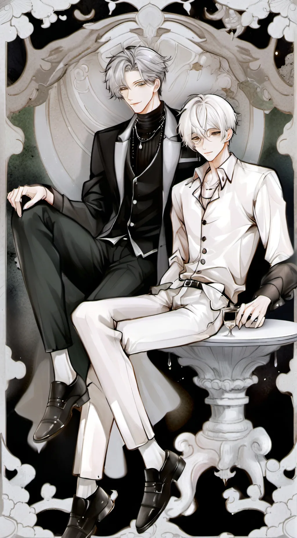 ai character: Jack & Carlos  background