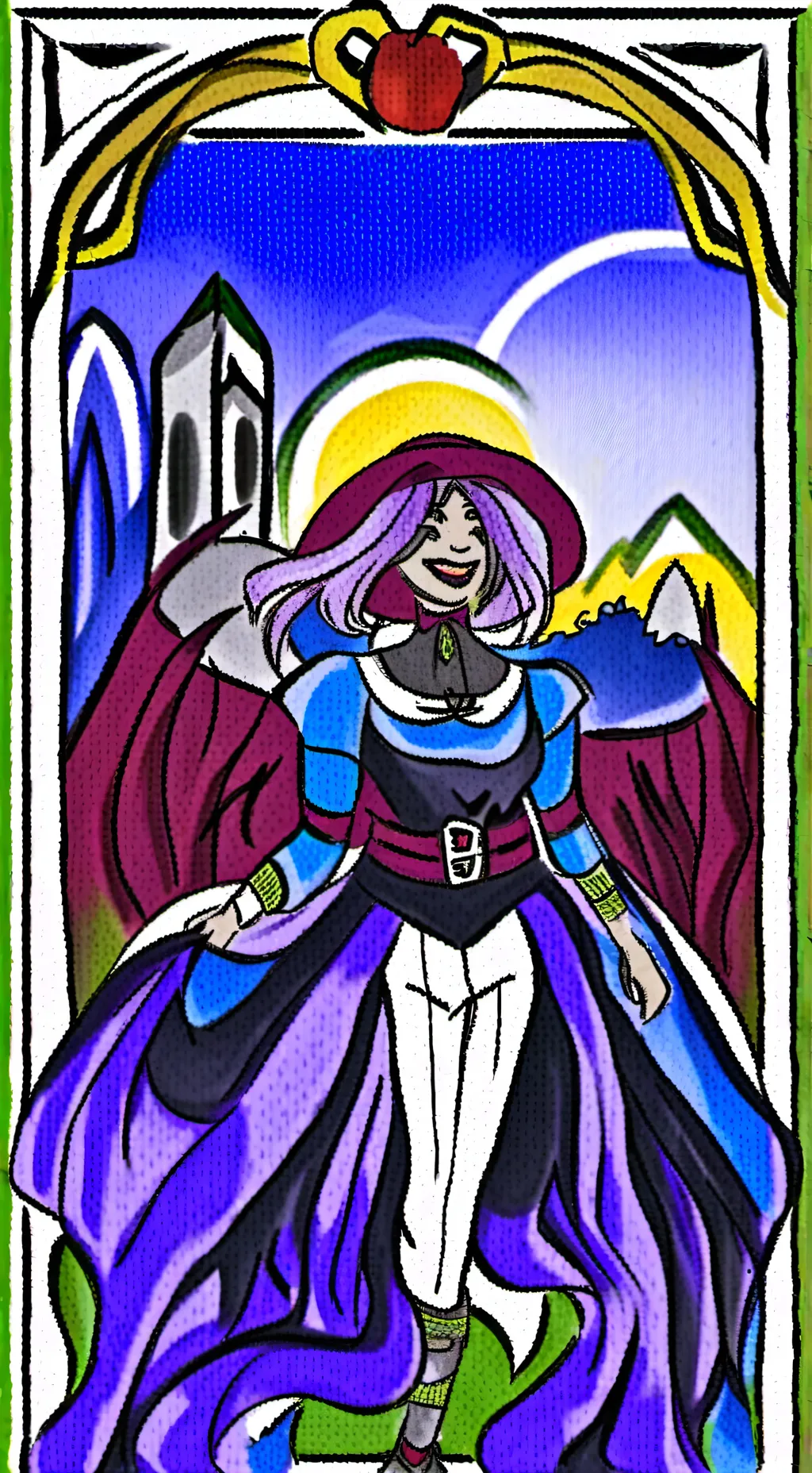 ai character: Amaryllis background