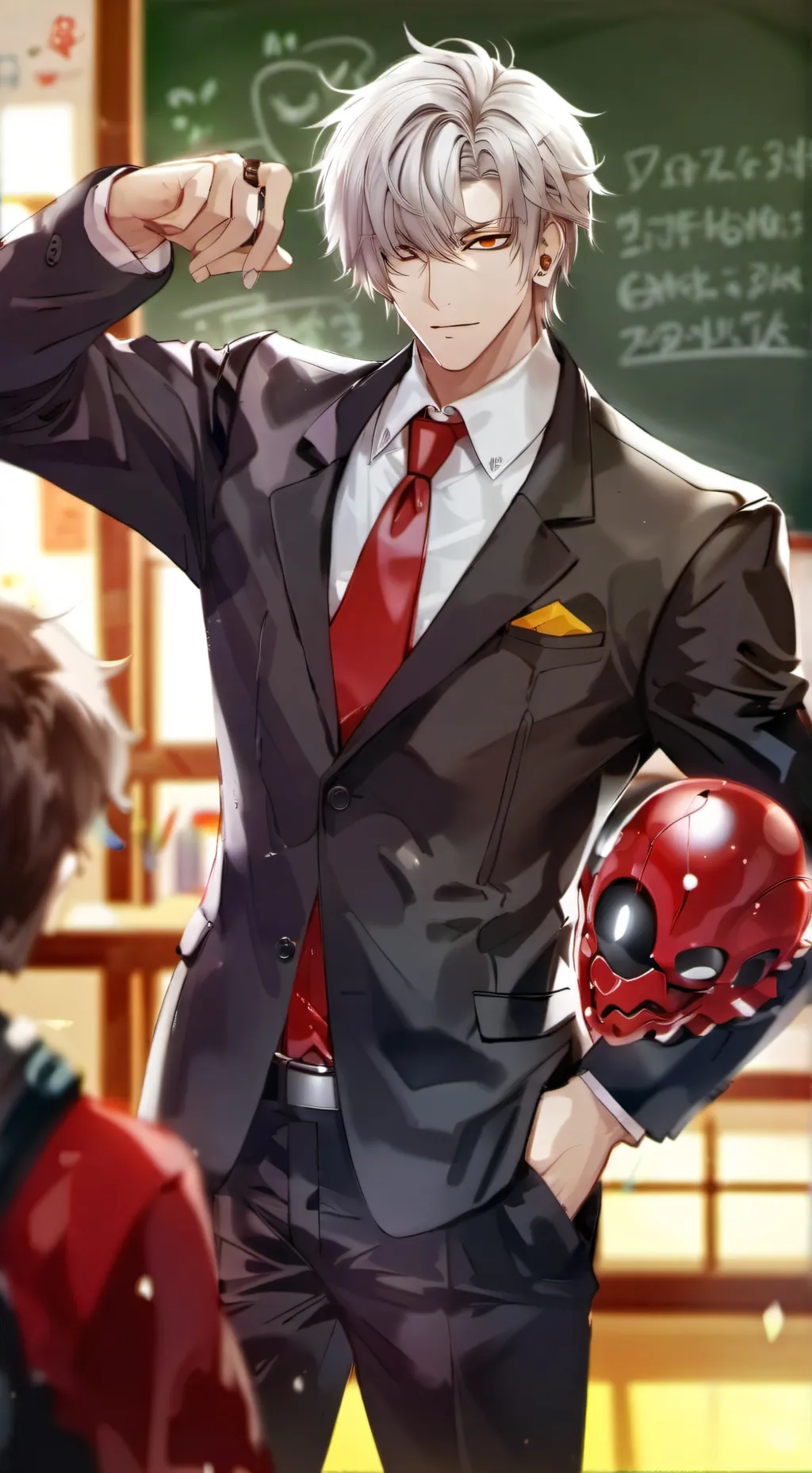 ai character: 📚~Alaric Carter~💸 background