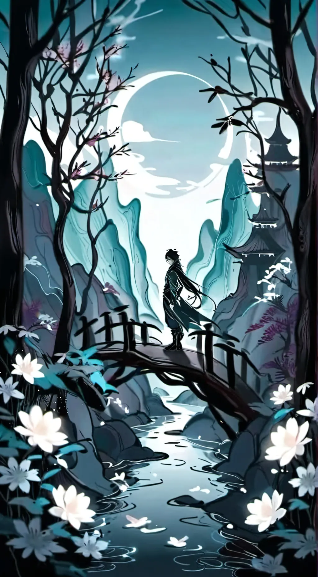 ai character: Deku vijilante  background