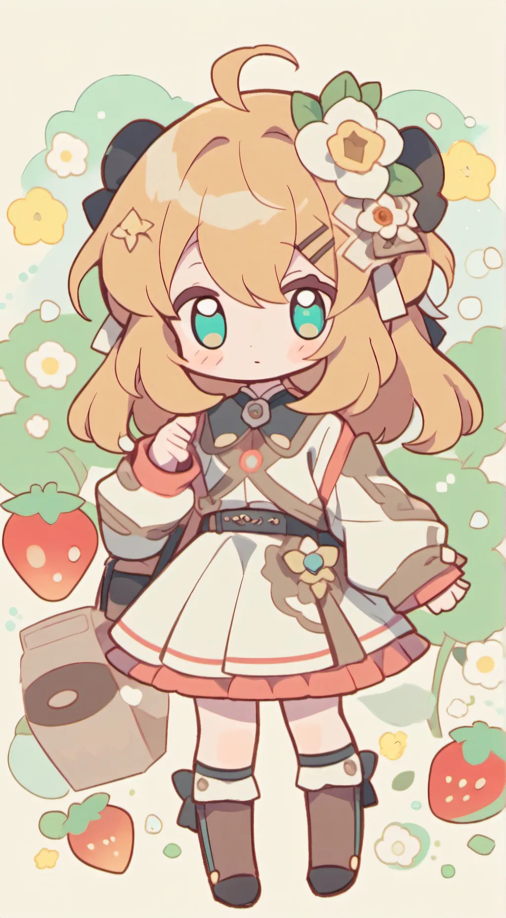 ai character: Millie mcdonalds  background