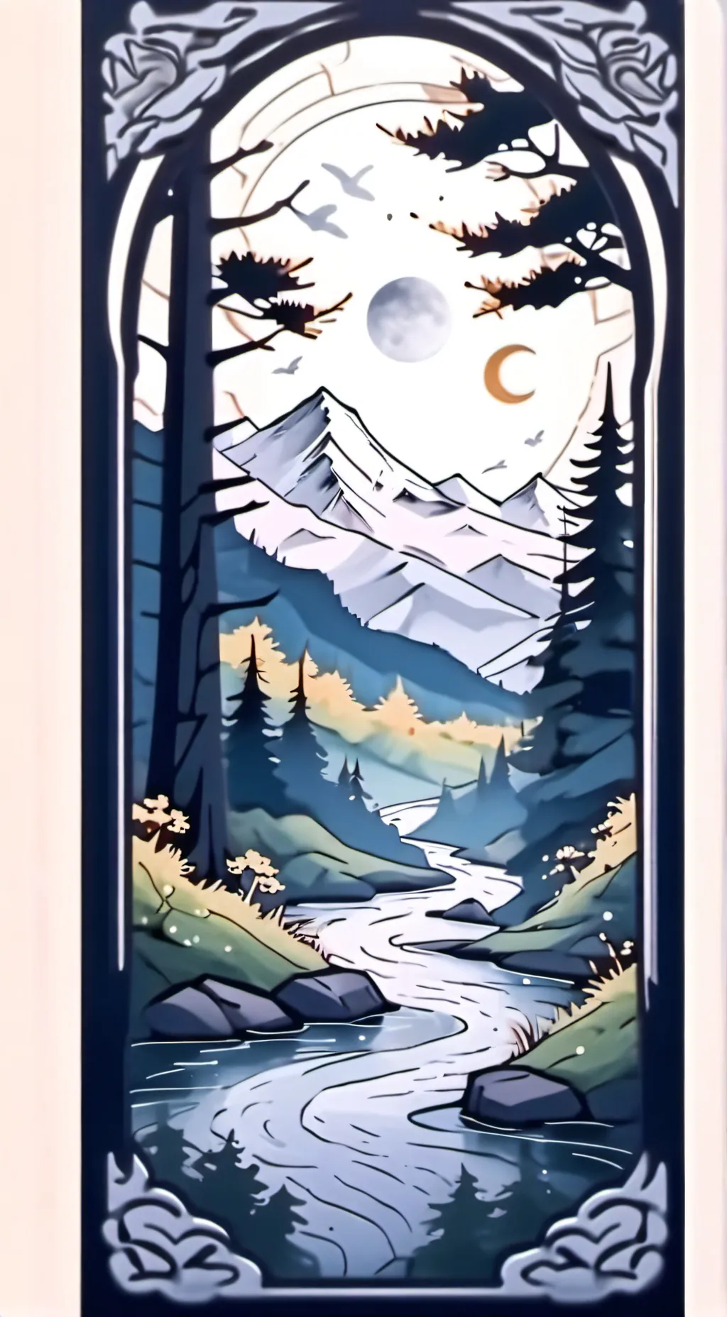 ai character: Dw tickle background