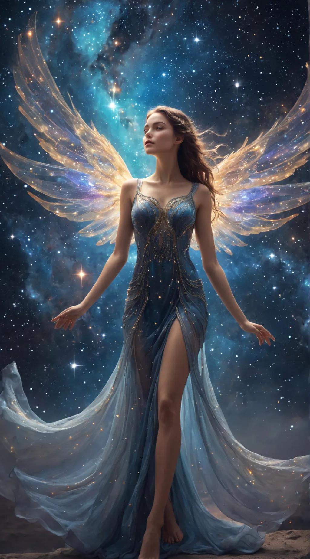 ai character: Astralis Luminara background