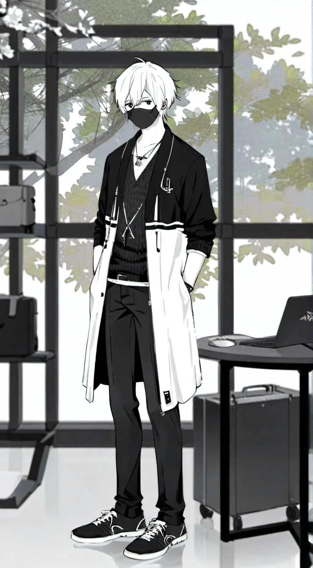 ai character: Hewlett (Desktop) background