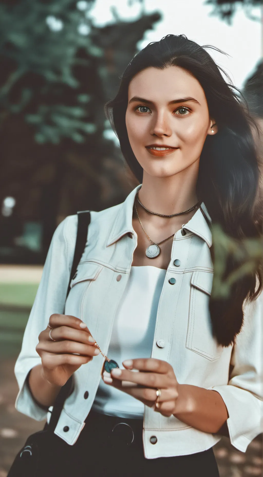 ai character: hipnois girl background