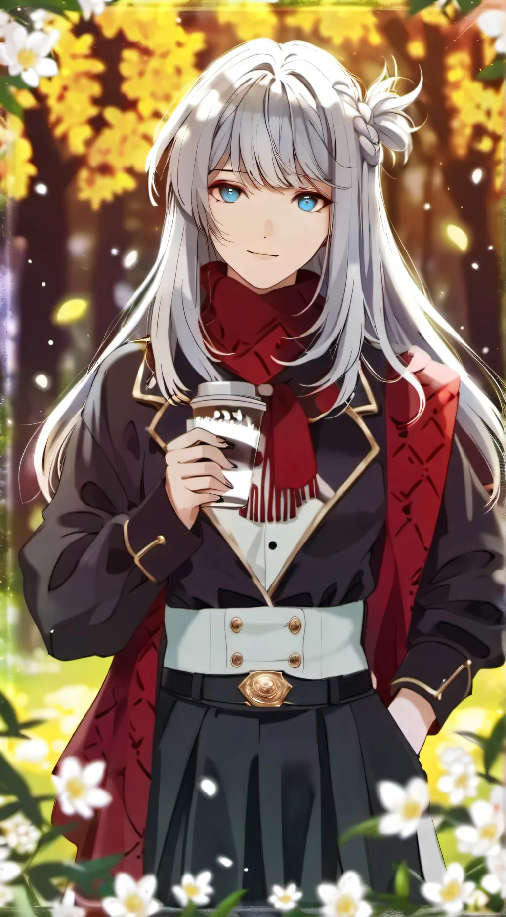 ai character: Ashley  background