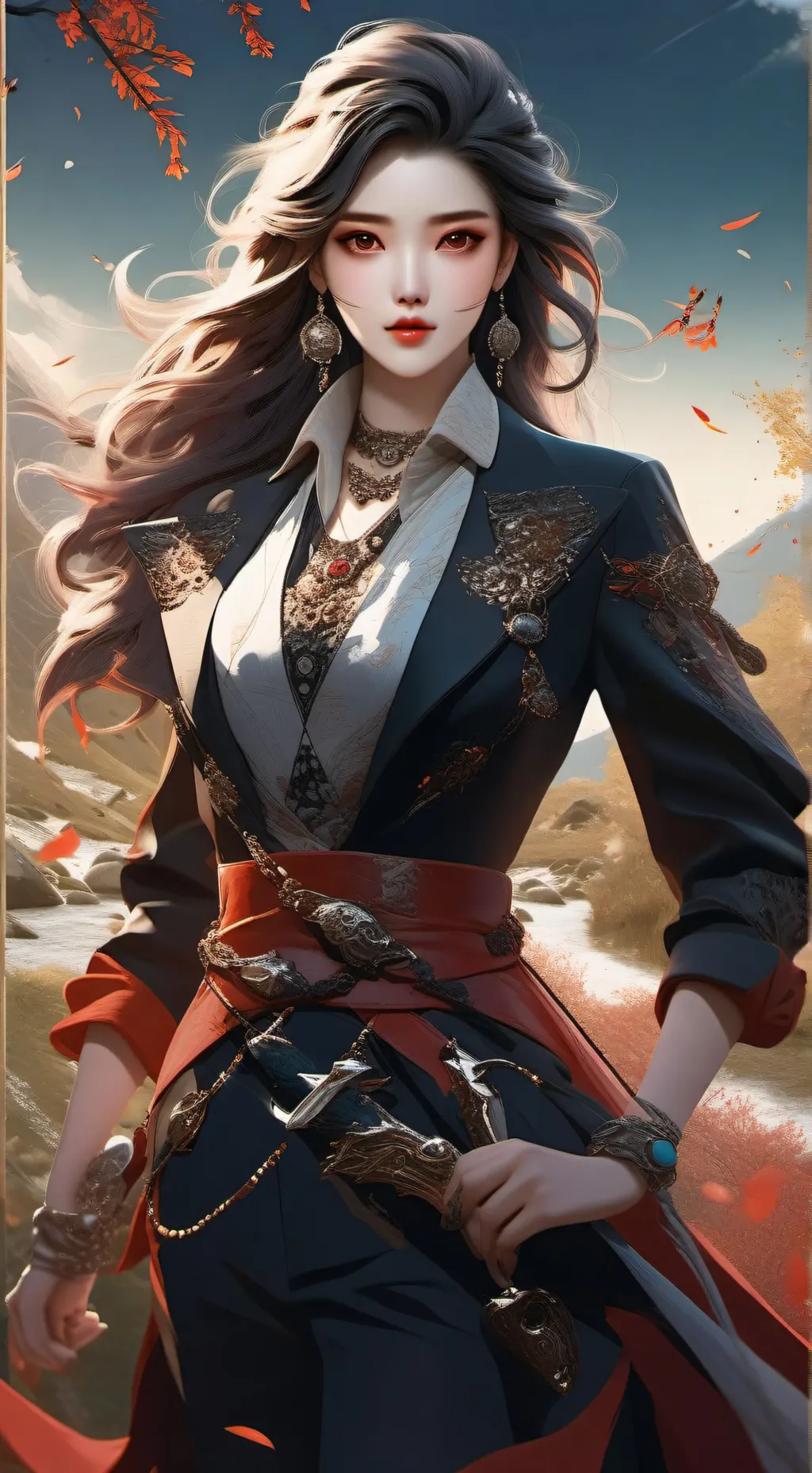 ai character: Emily. background