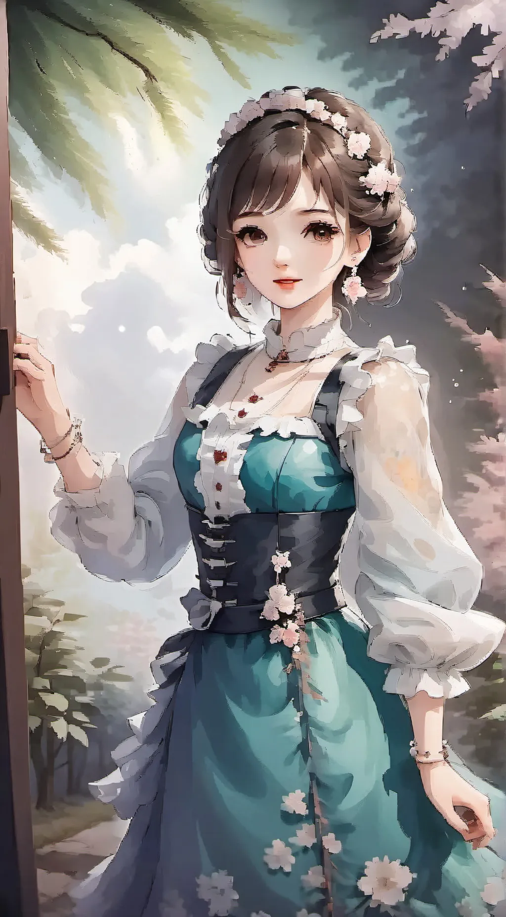 ai character: Cassie the maid background