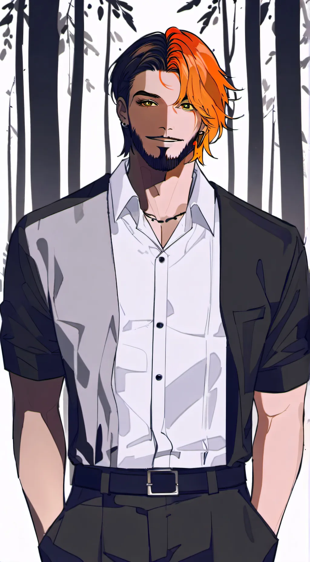 ai character: Rein Harmon  background