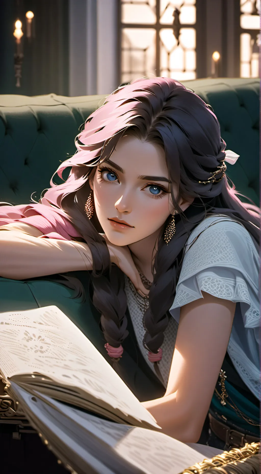 ai character: Taylor nyx  background