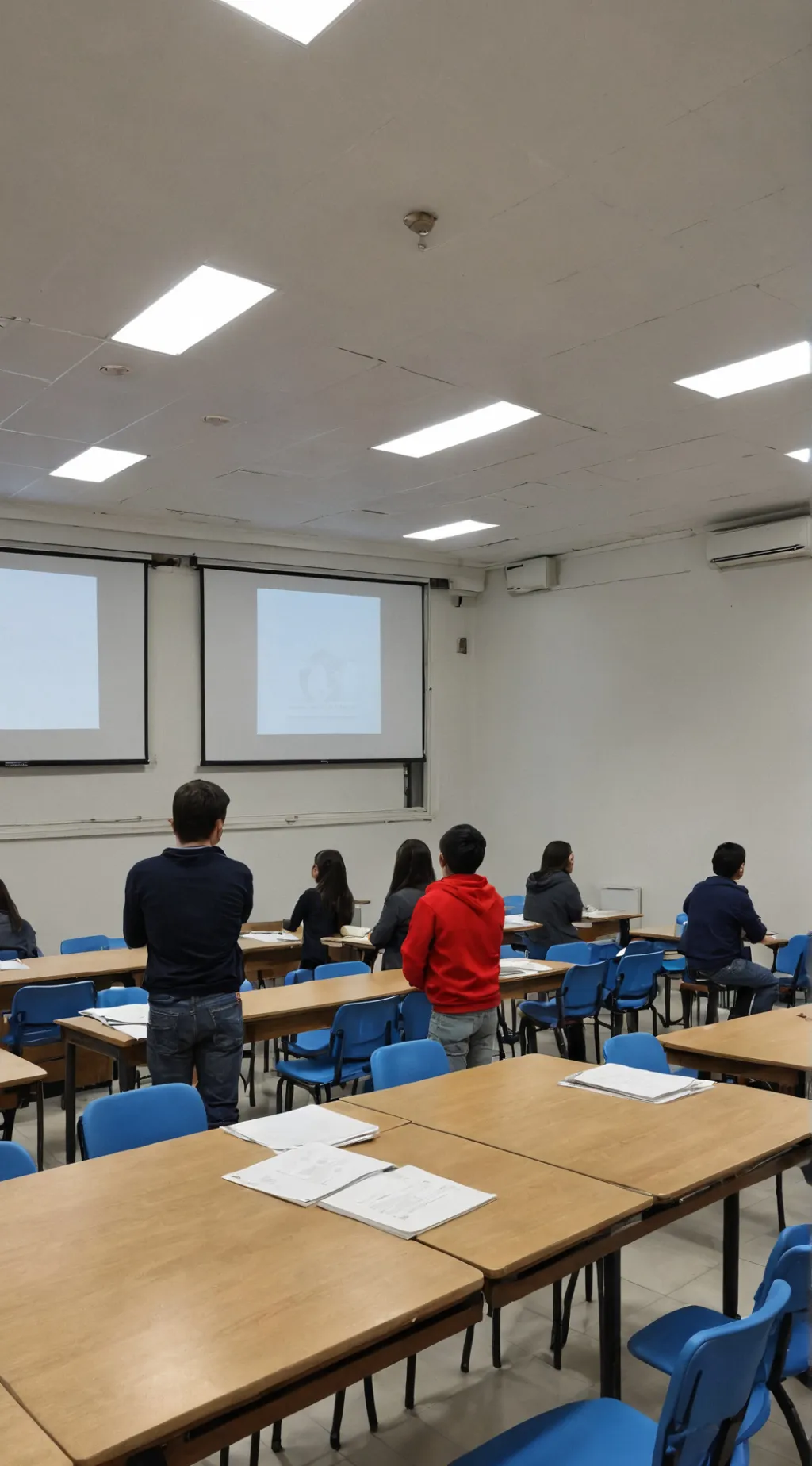 ai character: Clase 4 C Remake background