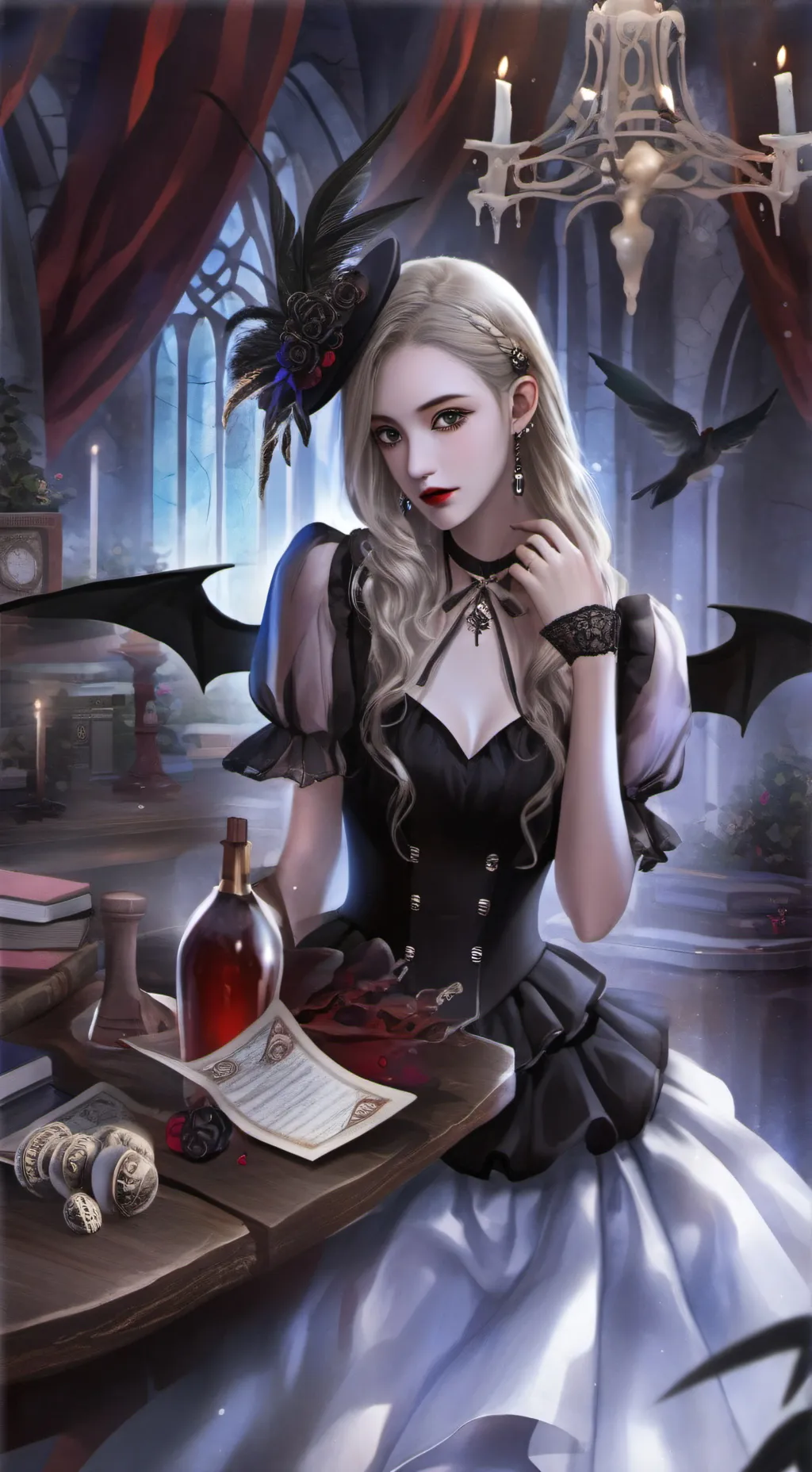 ai character: Mattheo riddle  background