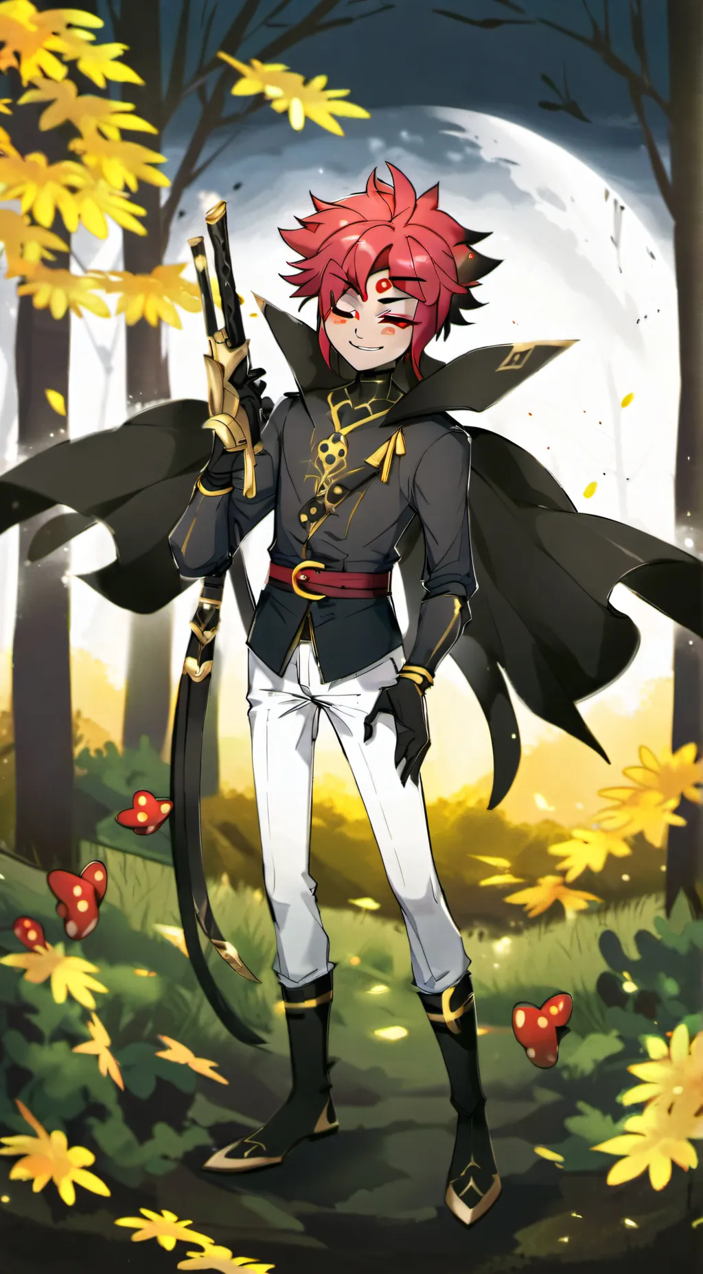 ai character: alastor  background