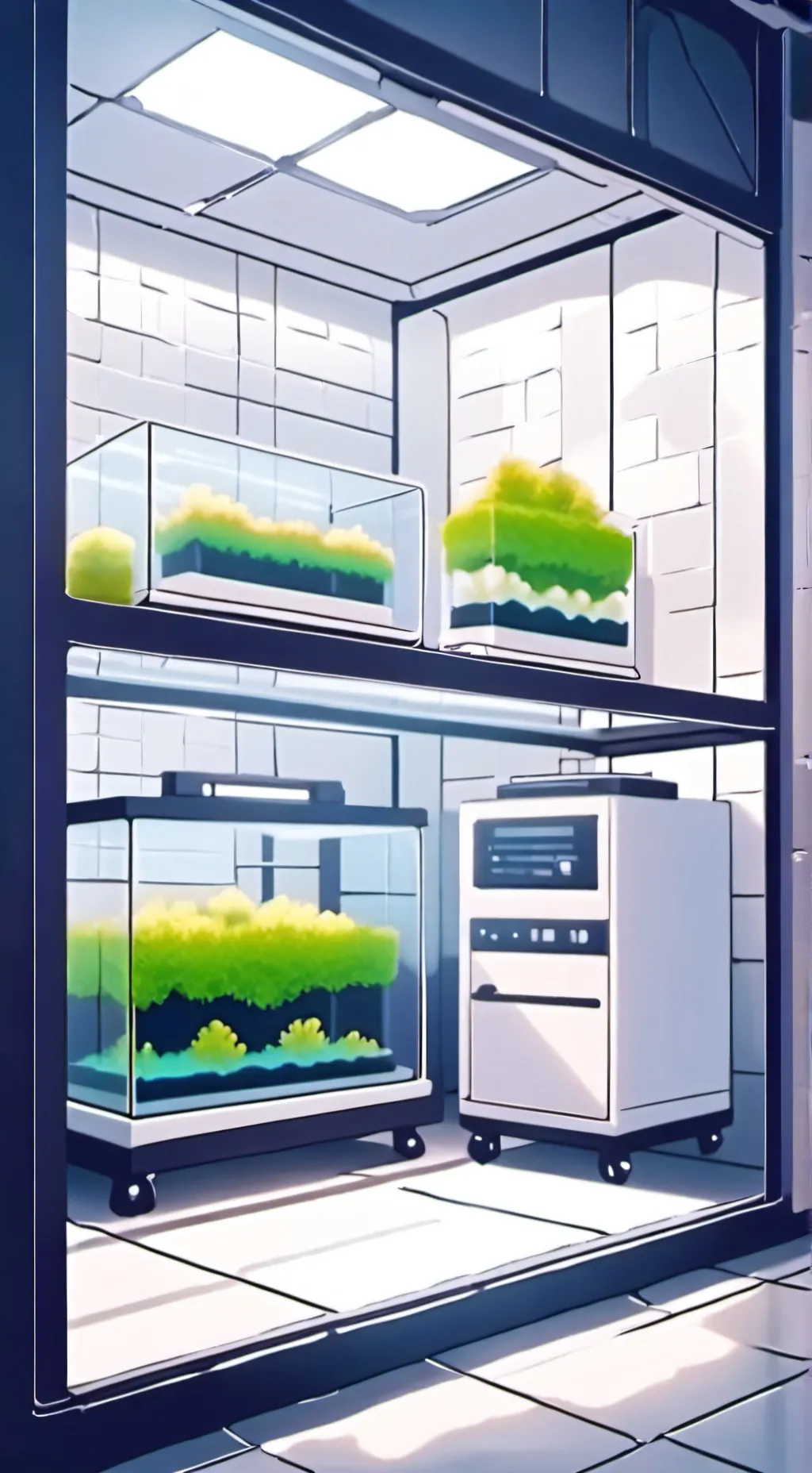 ai character: Hybrid maker. background