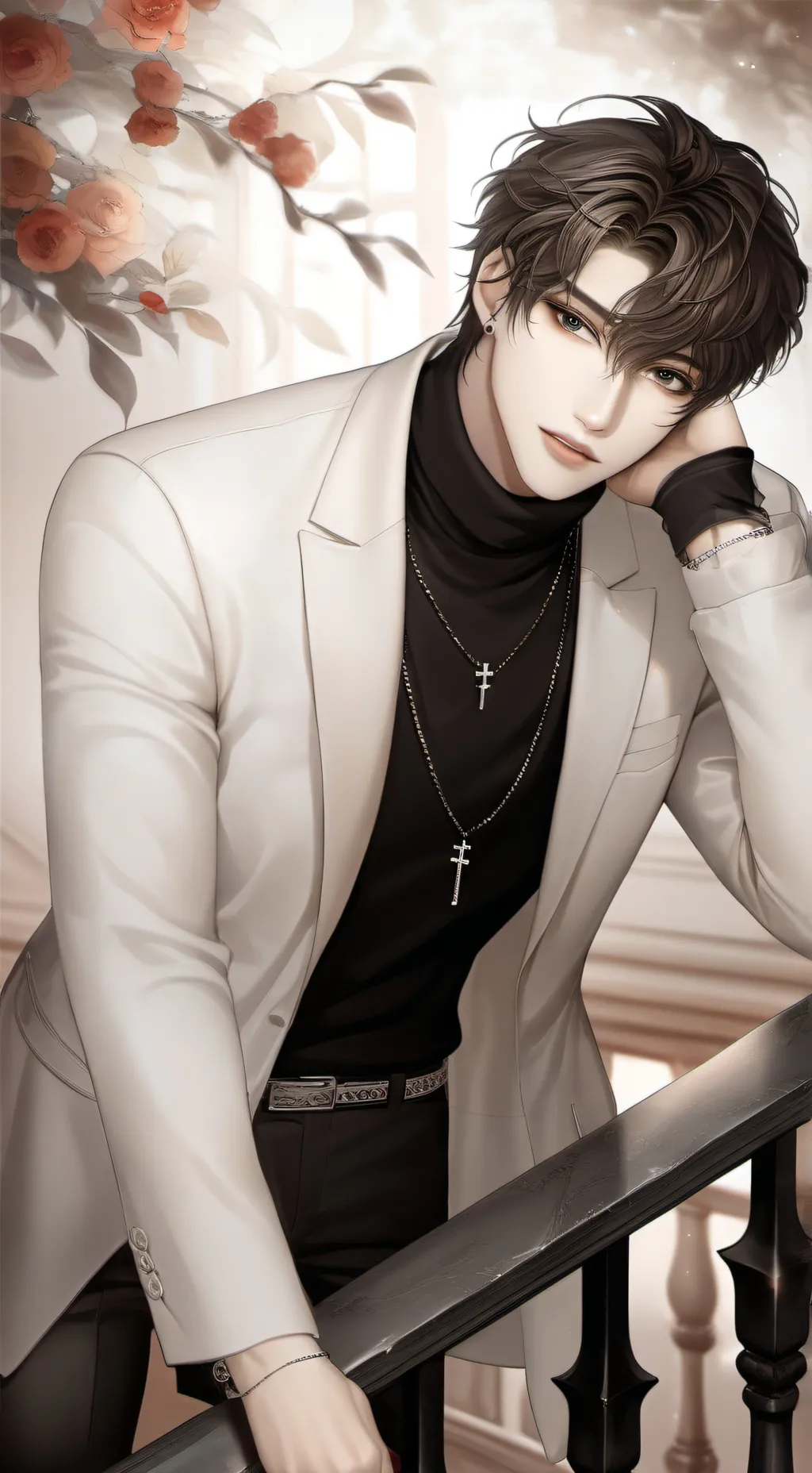 ai character: Kurou Lakosta.♣♦ background