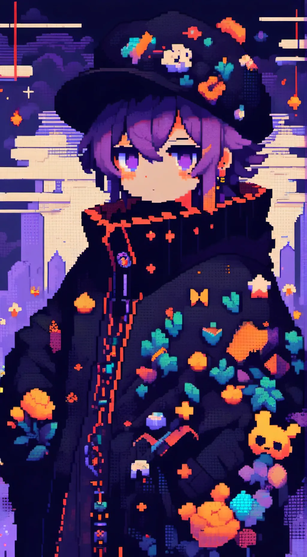 ai character: Azure background