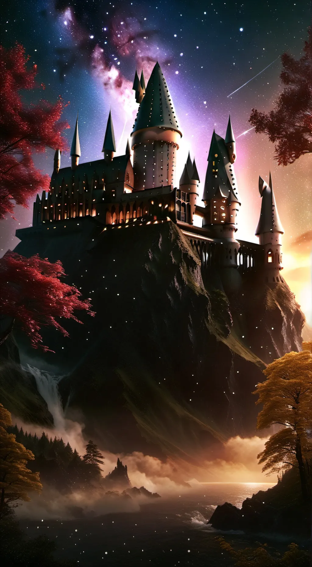 ai character: hogwarts background