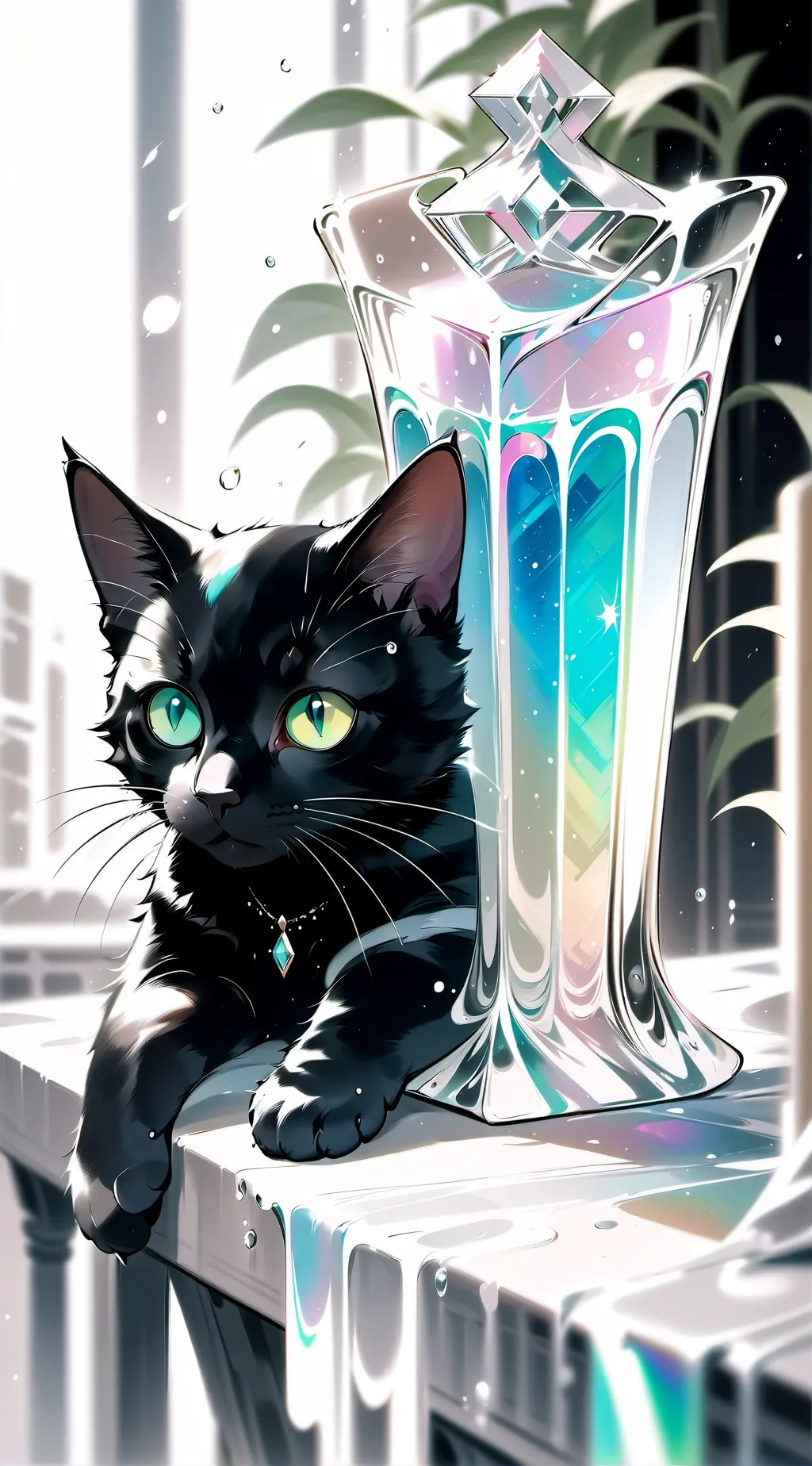 ai character: Kitten background