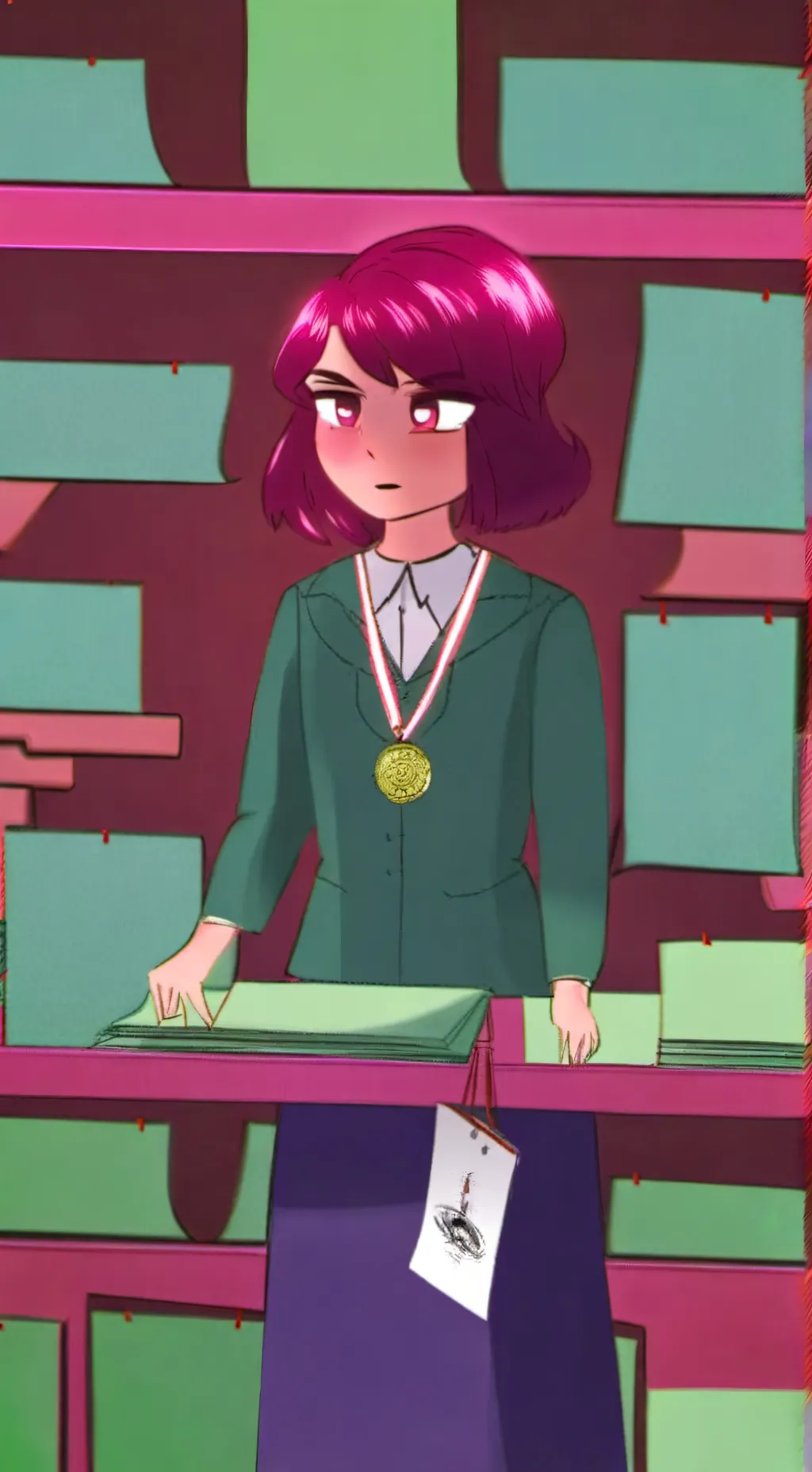 ai character: Gimena Aguayo background