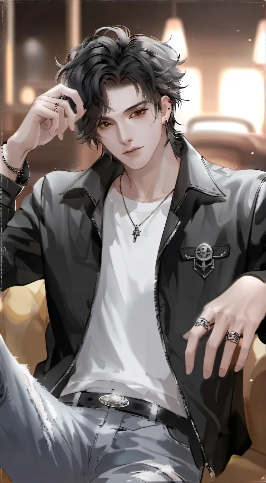 ai character: Axel background