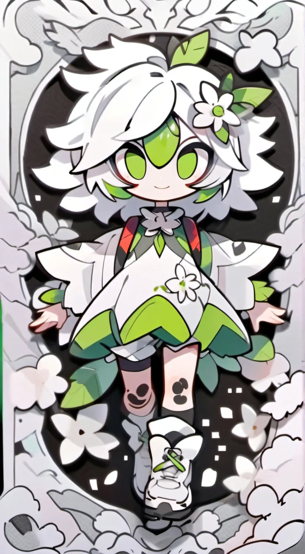 ai character: Dandys world background