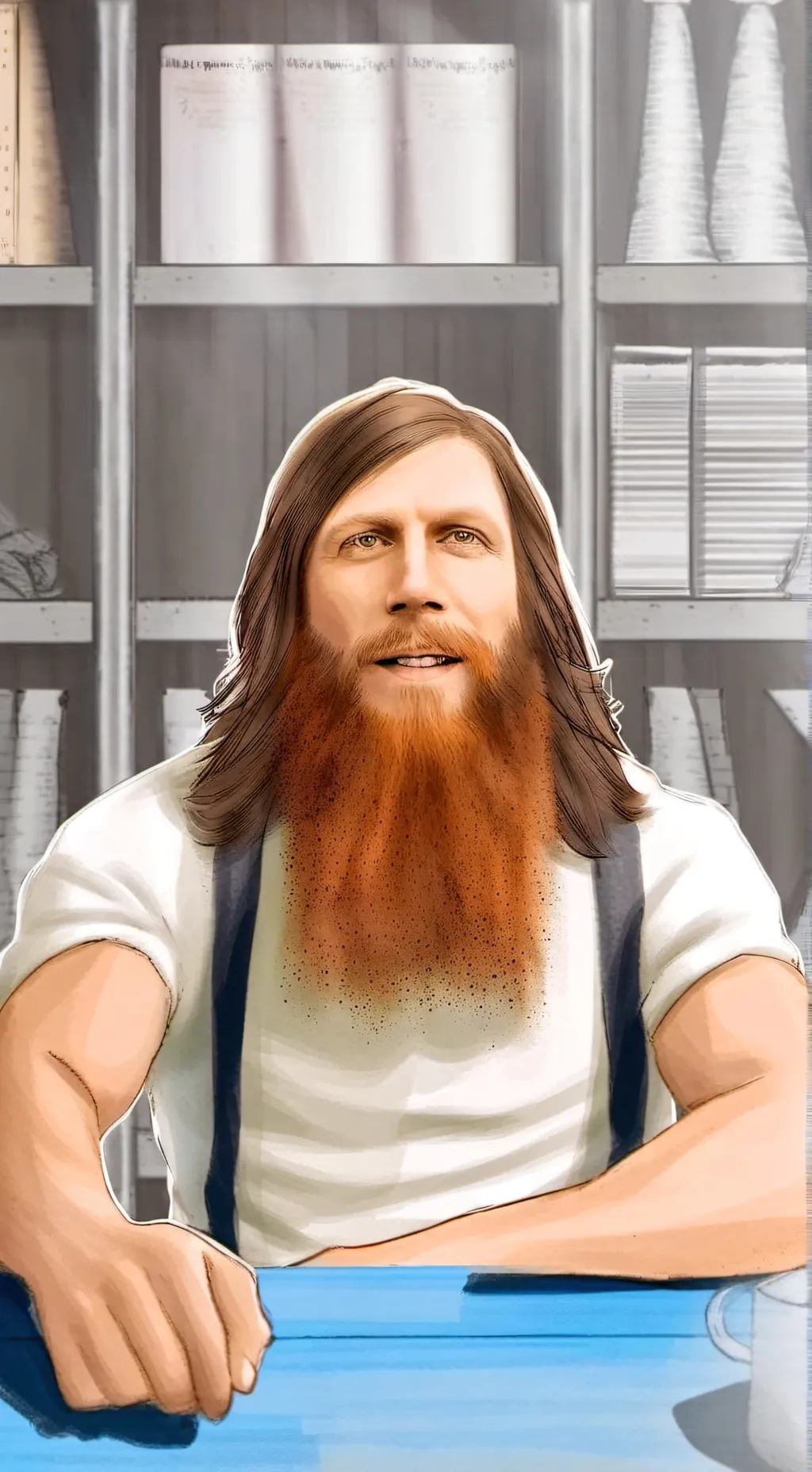 ai character: daniel bryan  background