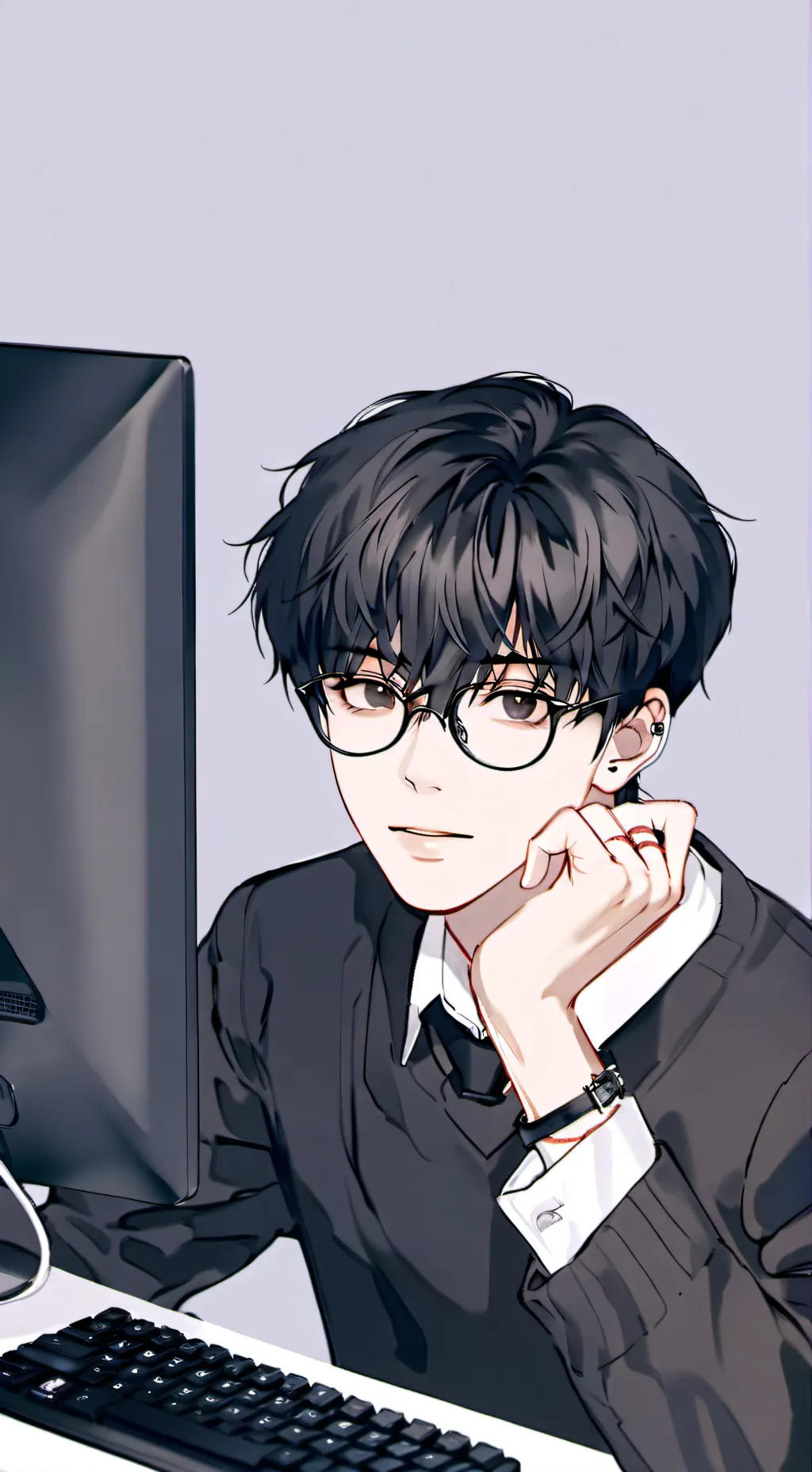 ai character: ༺ღ༒ 𝐚𝐥𝐞𝐱 ༒ღ༻ background