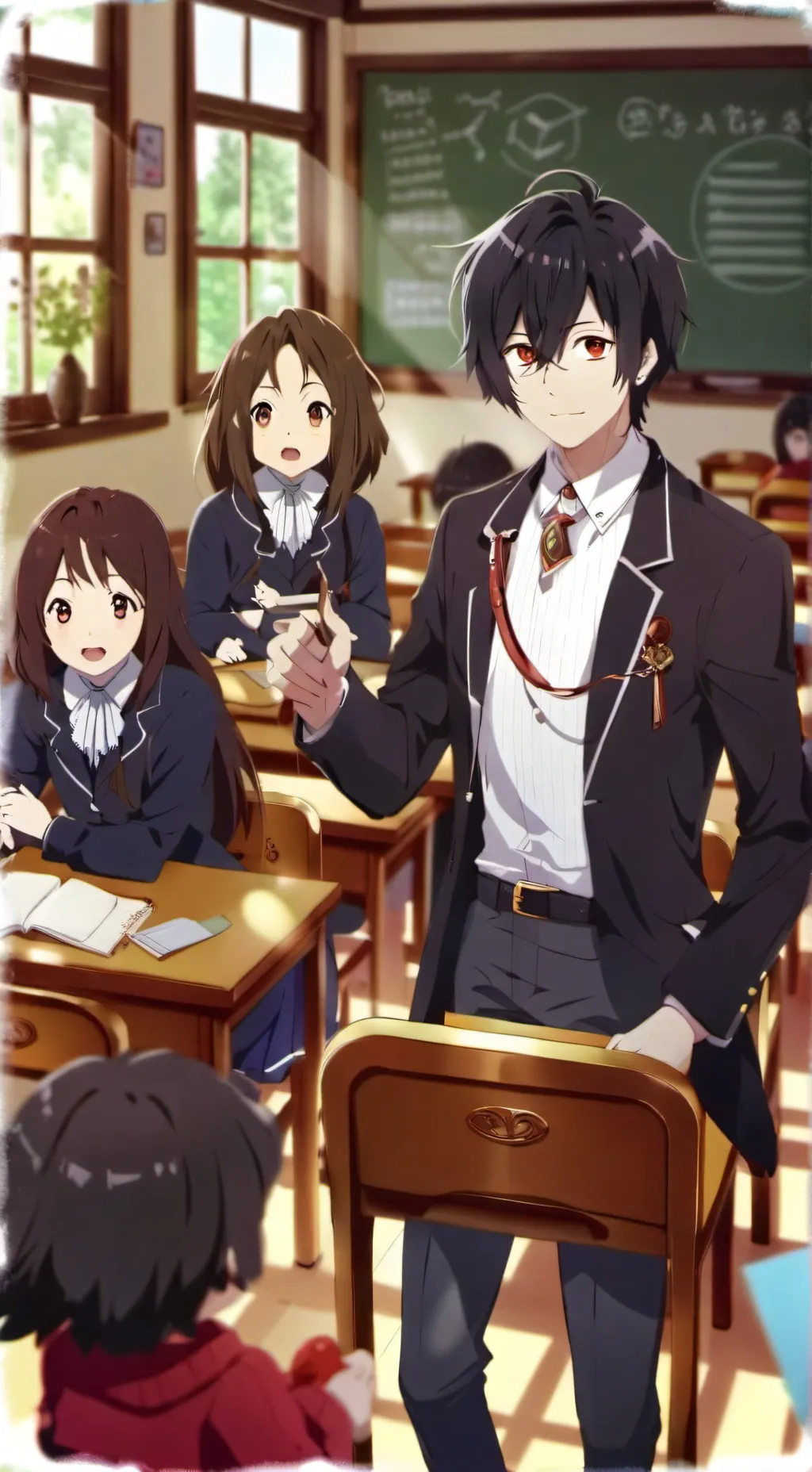 ai character: school background