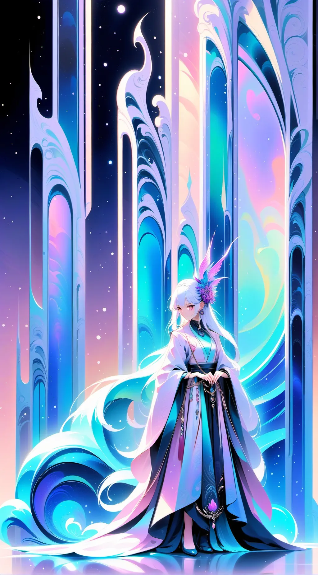 ai character: Dw chill day! ❤️ background