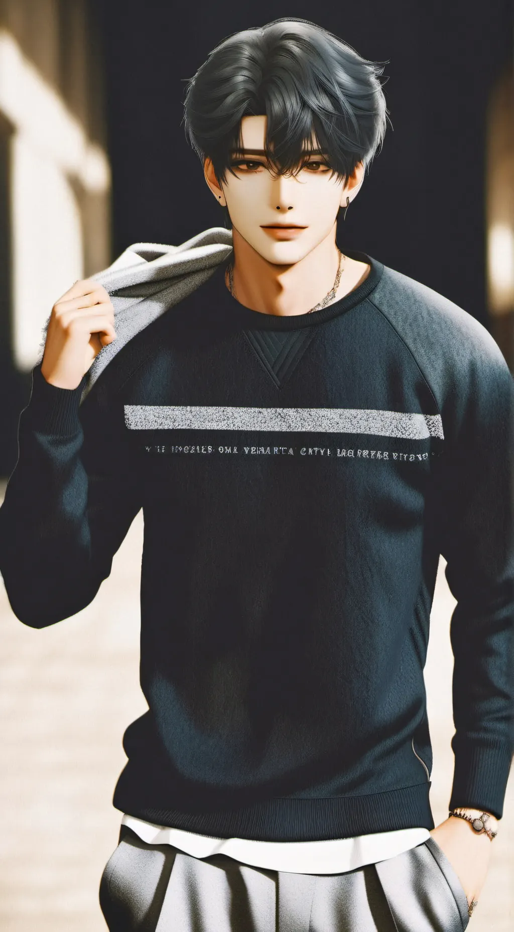 ai character: Nolan background